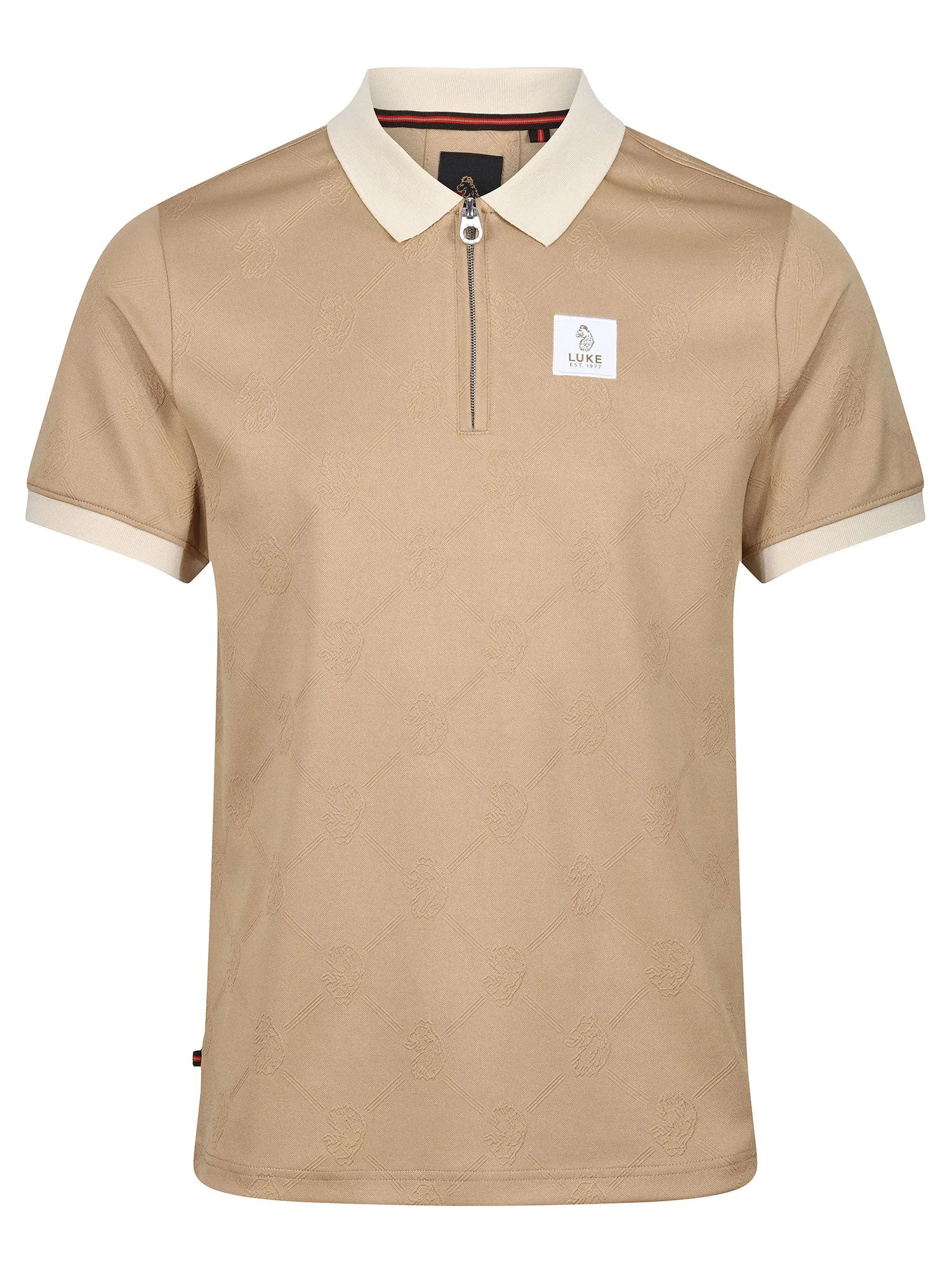 BAUER JACQUARD ZIP POLO sold by Luke 1977