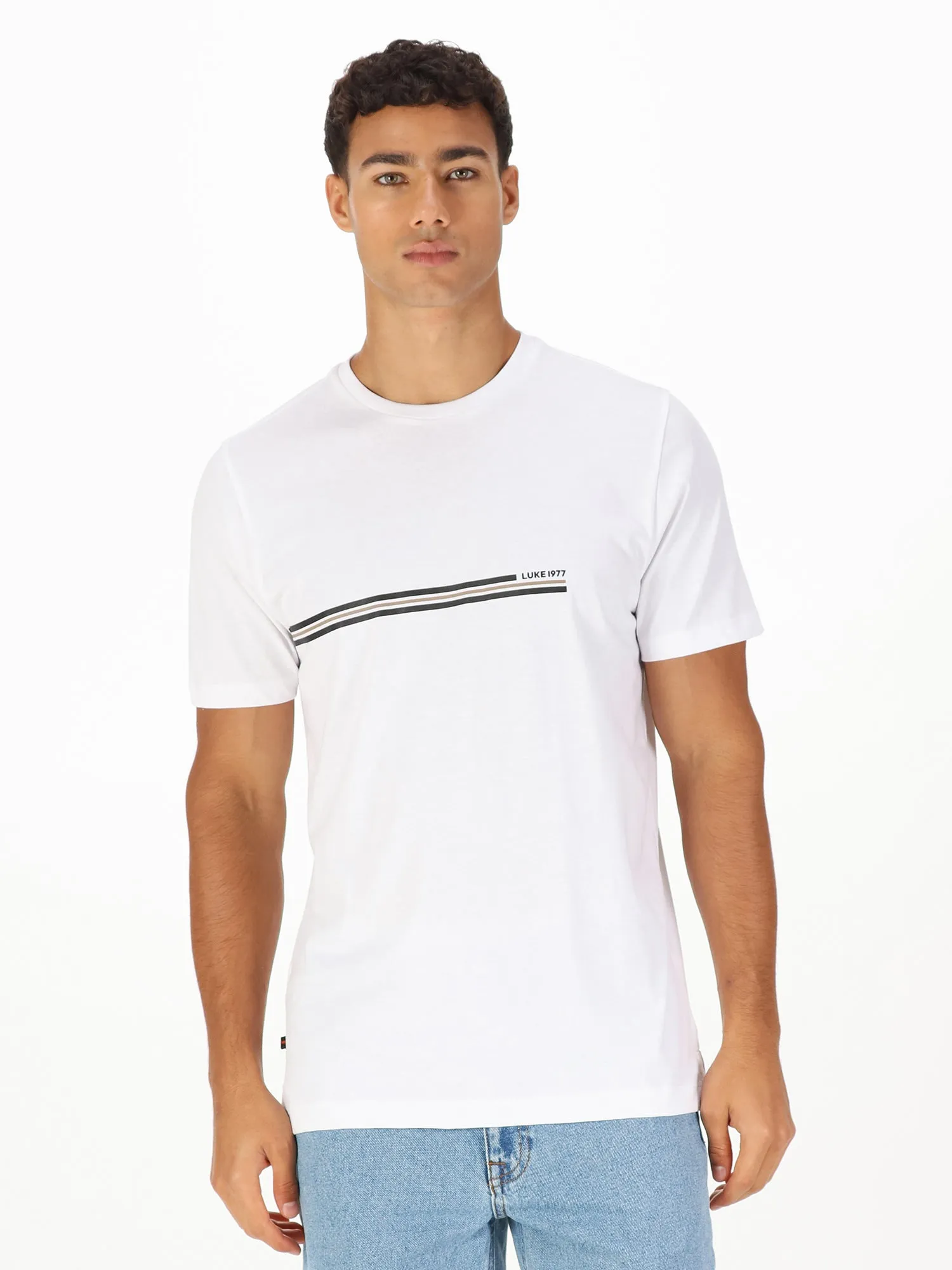 BLOCK STRIPE T-SHIRT sold by Luke 1977 product image thumbnail 2