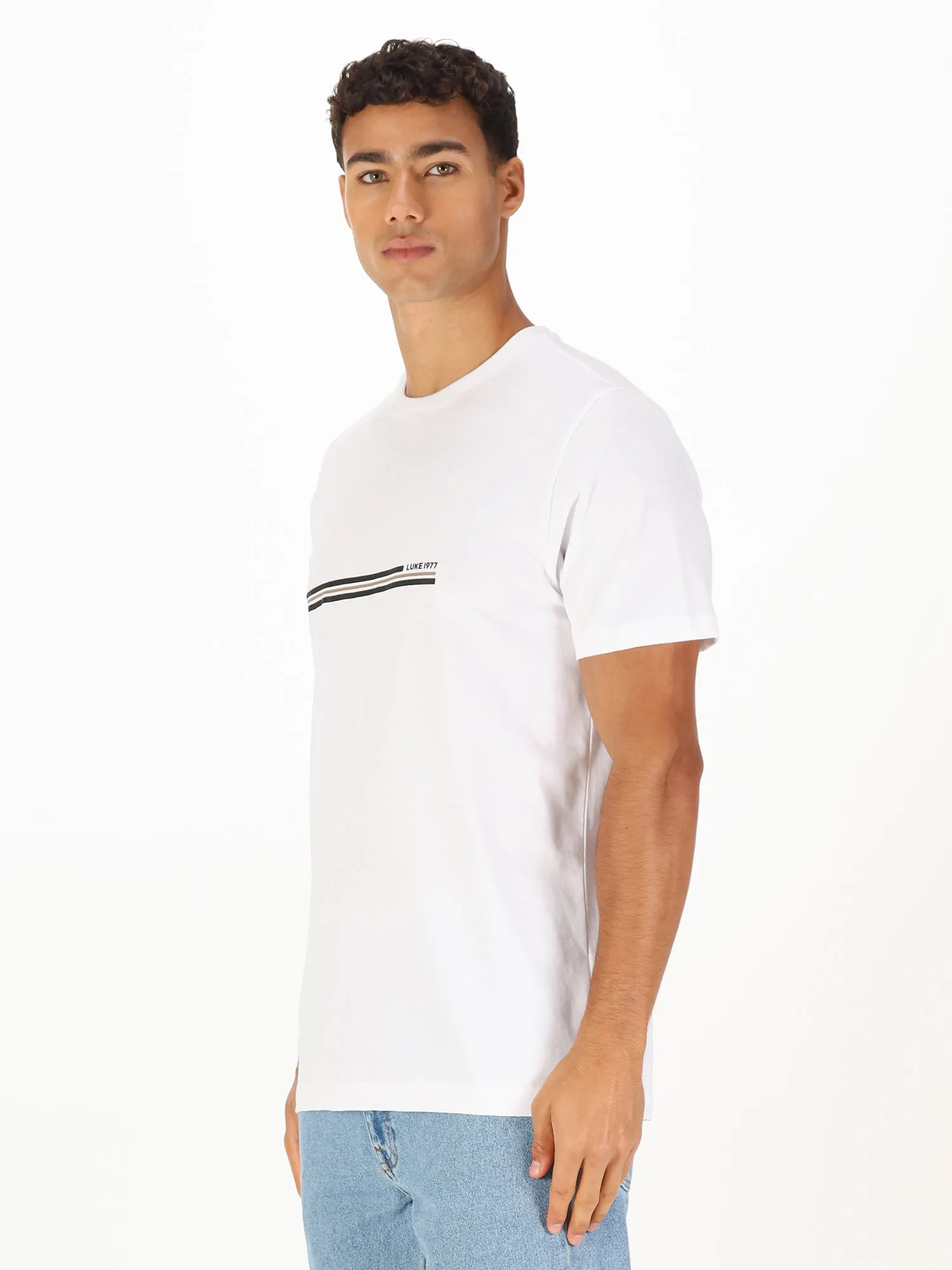 BLOCK STRIPE T-SHIRT sold by Luke 1977 product image thumbnail 3