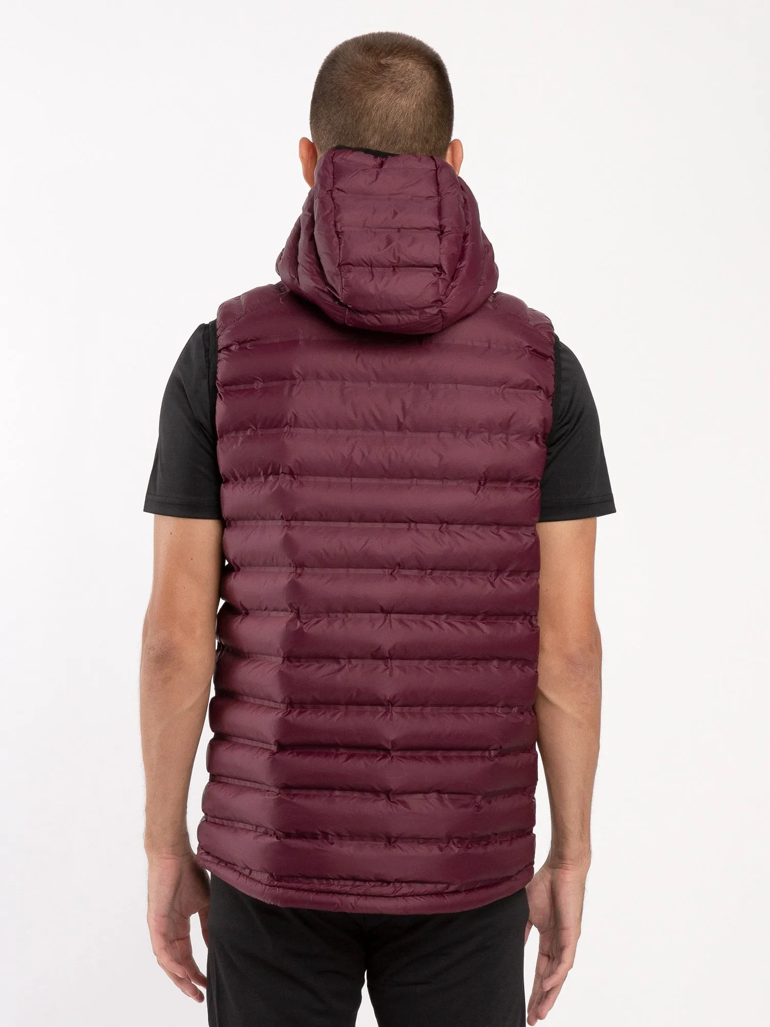 GLOBAL LIGHTWEIGHT QUILTED HOODED GILET sold by Luke 1977 product image thumbnail 4