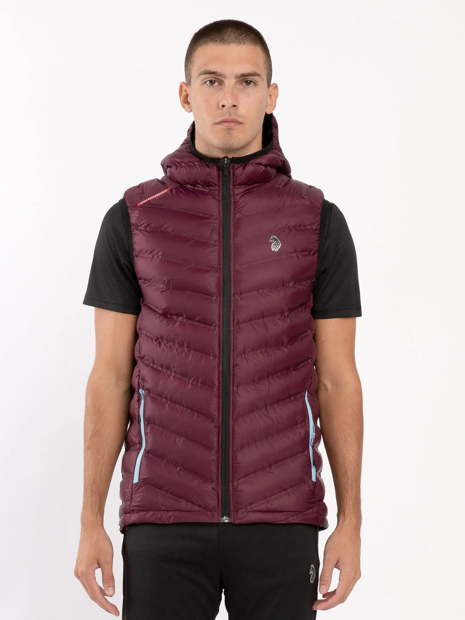 GLOBAL LIGHTWEIGHT QUILTED HOODED GILET sold by Luke 1977 product image thumbnail 3