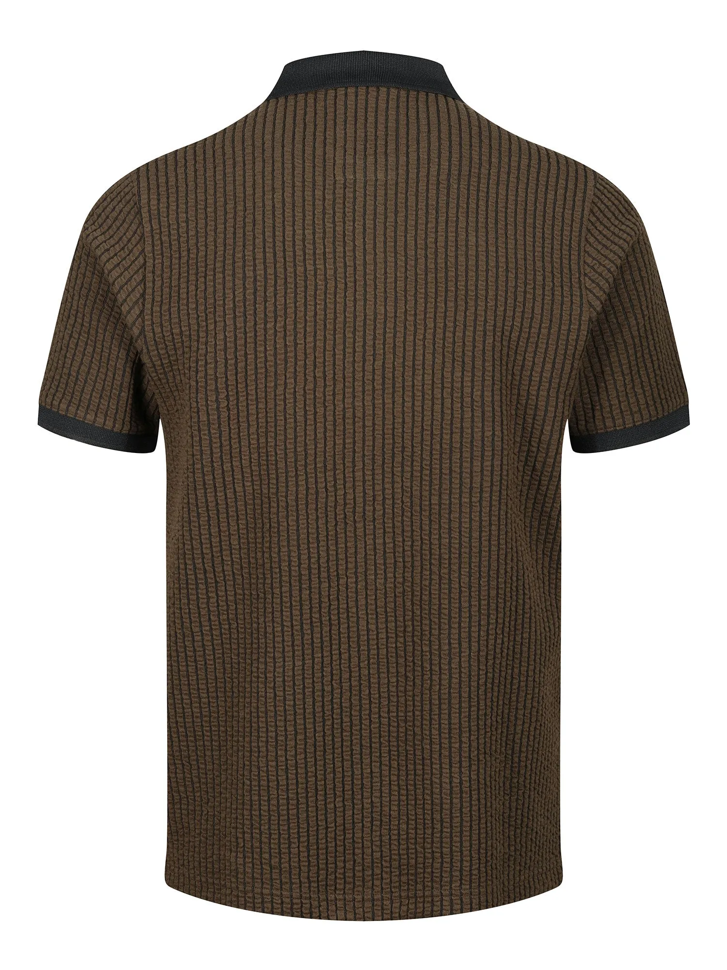 MATAGALPA BUTTON UP TEXTURED JACQUARD POLO sold by Luke 1977 product image thumbnail 5