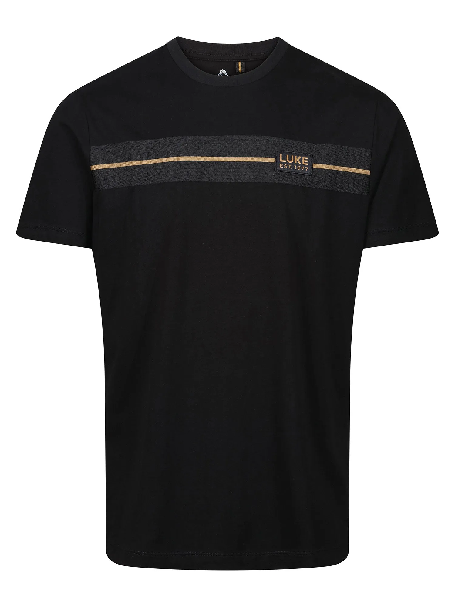 HOPKINS CHEST TAPE PIQUE T-SHIRT sold by Luke 1977 product image thumbnail 2