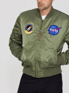 Alpha Industries MA-1 VF NASA Bomber Jacket sold by Luke 1977