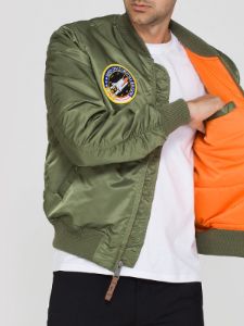 Alpha Industries MA-1 VF NASA Bomber Jacket sold by Luke 1977