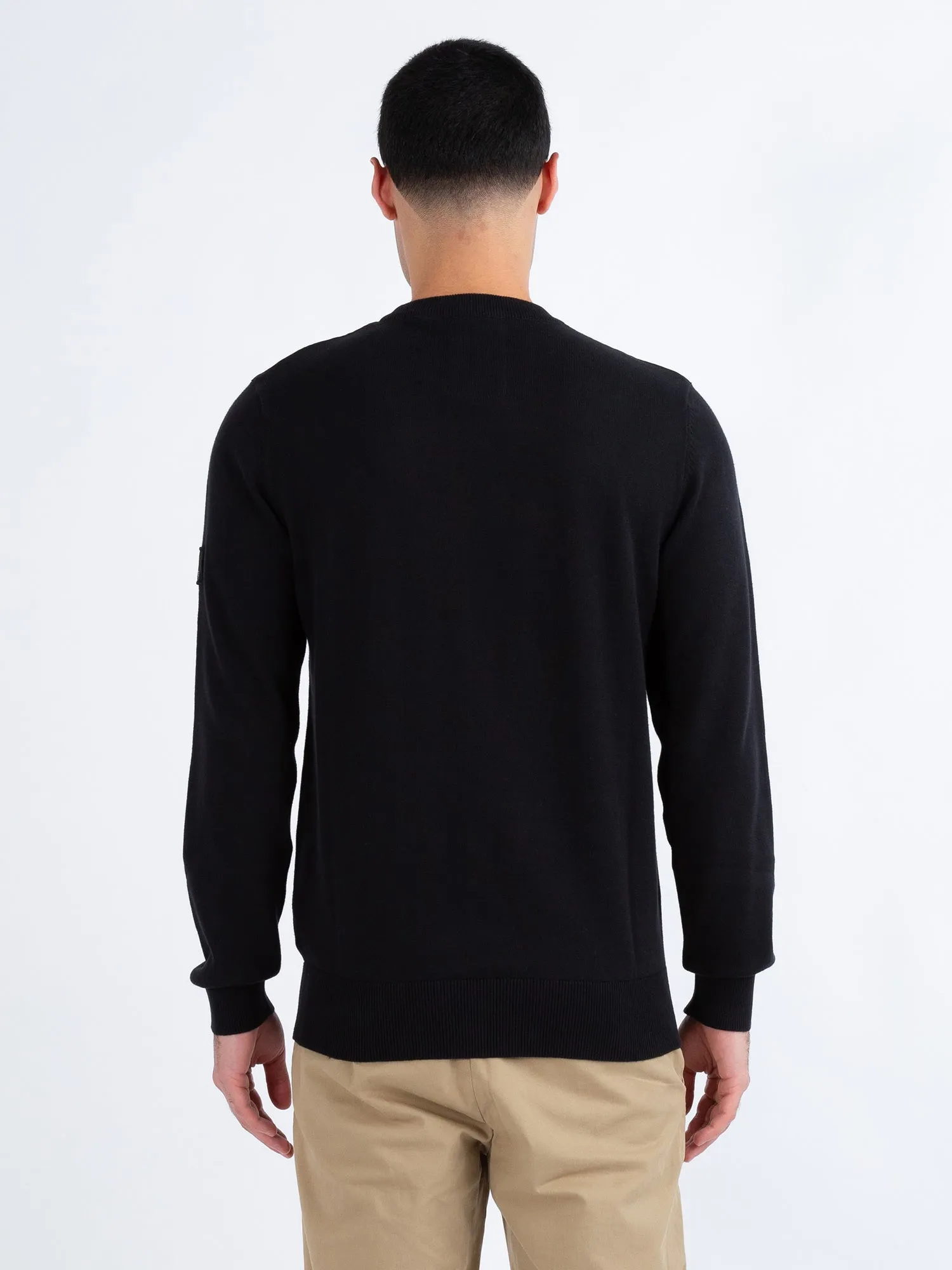 BERWICK PURE COTTON CREW NECK KNITTED JUMPER sold by Luke 1977 product image thumbnail 5