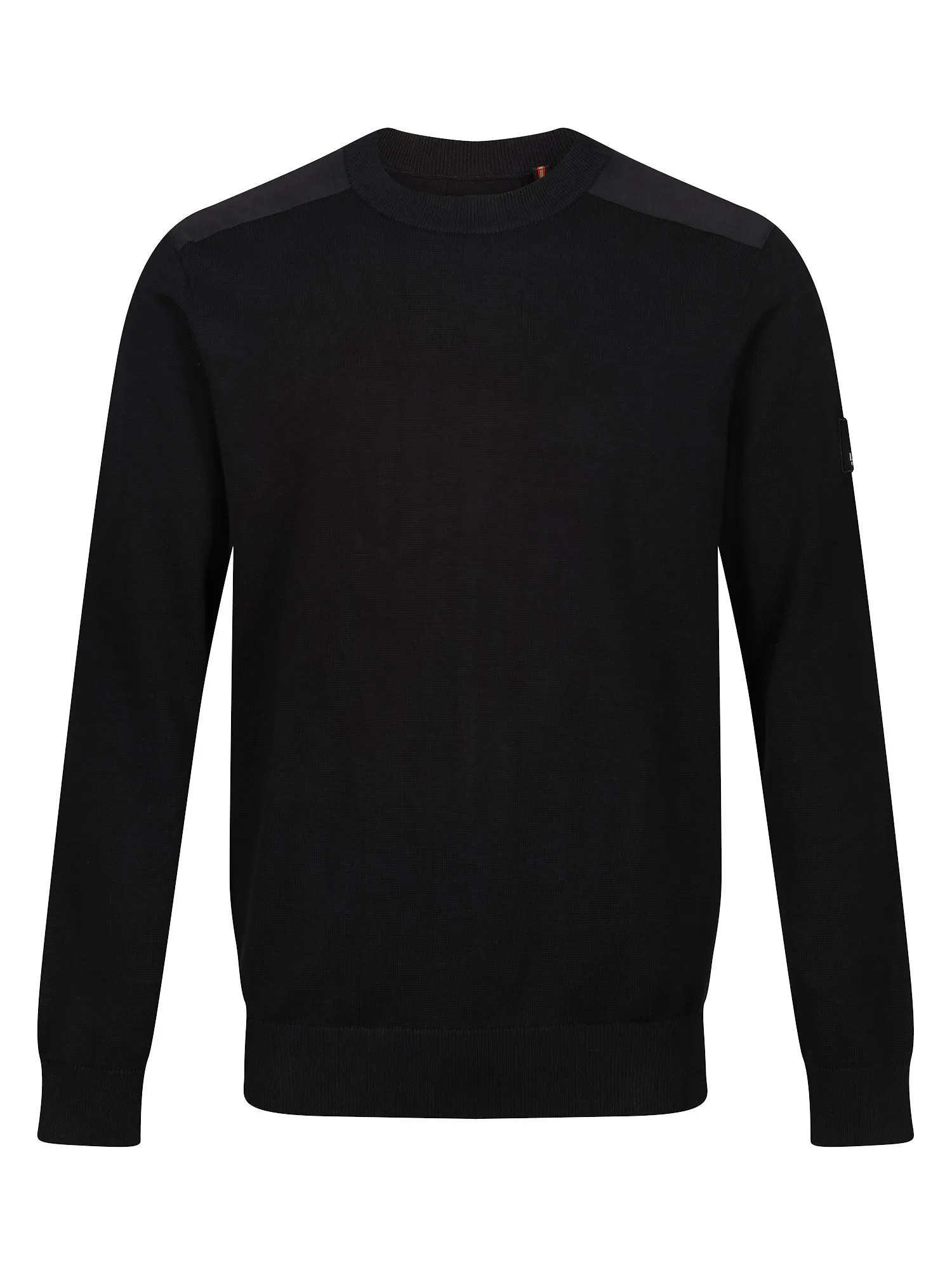 BERWICK PURE COTTON CREW NECK KNITTED JUMPER sold by Luke 1977 product image thumbnail 2