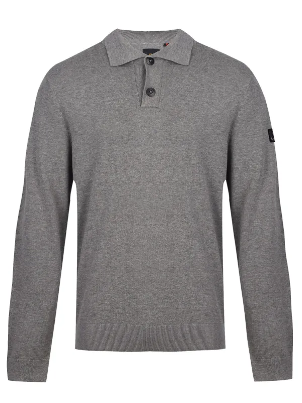 FAIRBANKS LONG SLEEVE KNITTED POLO sold by Luke 1977