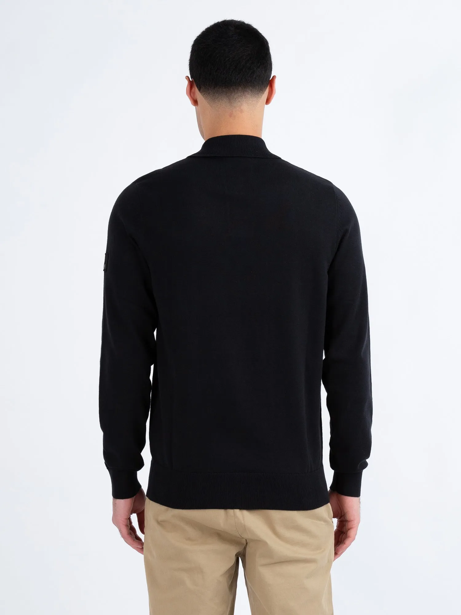 FAIRBANKS LONG SLEEVE KNITTED POLO sold by Luke 1977 product image thumbnail 5
