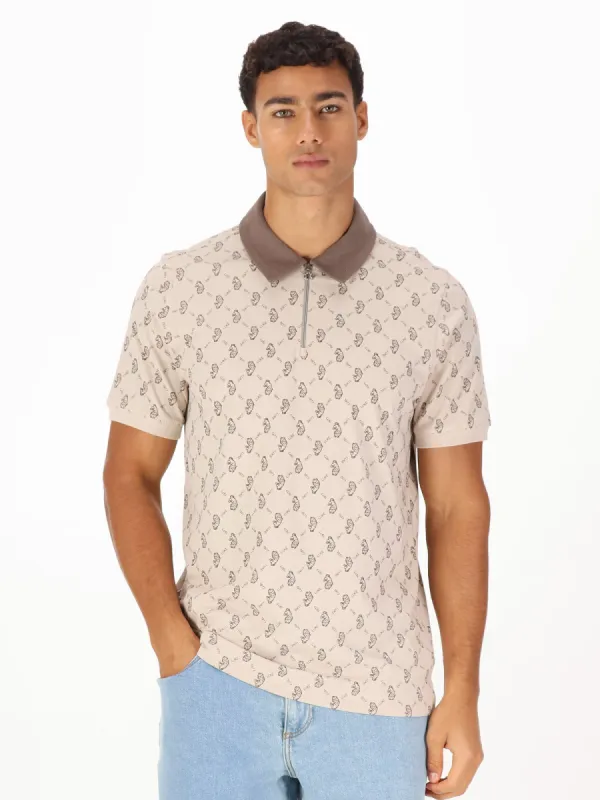 HENDERSON ZIP NECK POLO sold by Luke 1977