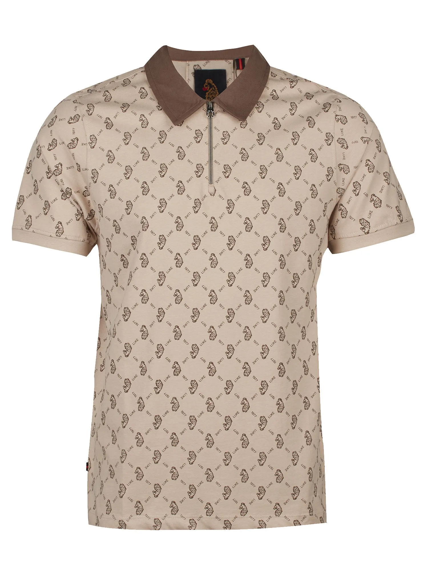 HENDERSON ZIP NECK POLO sold by Luke 1977 product image thumbnail 2