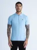 RIB EYE KNITTED ZIP POLO sold by Luke 1977