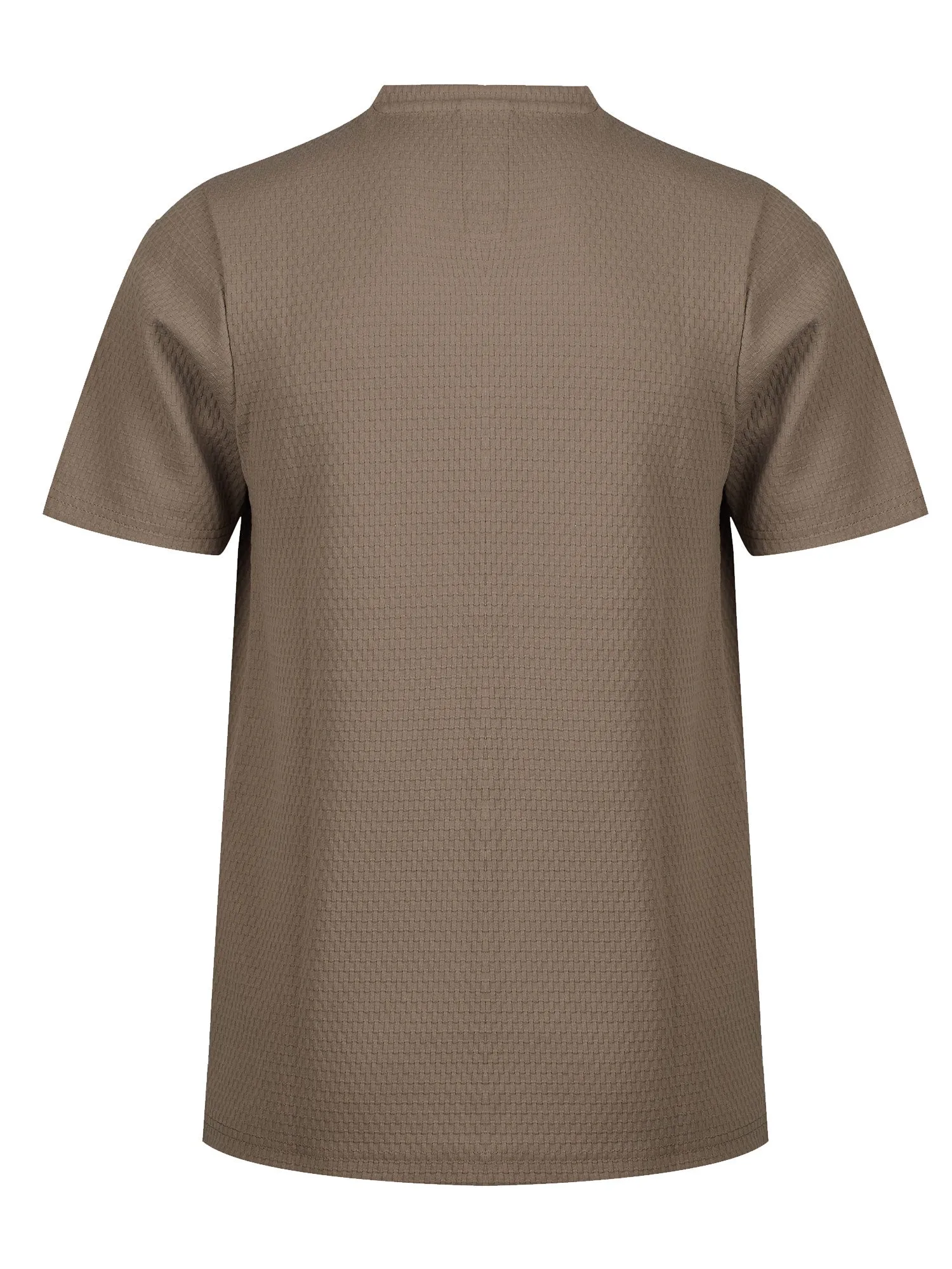 ARMILLA JACQUARD WAFFLE TEXTURED T-SHIRT sold by Luke 1977 product image thumbnail 5