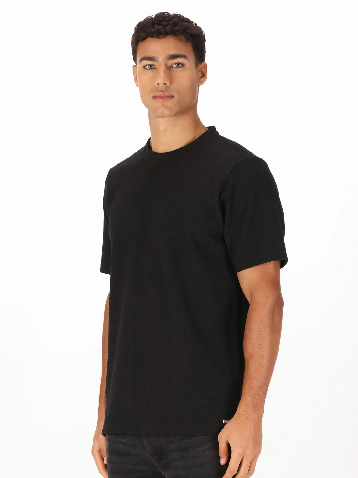 ARMILLA JACQUARD WAFFLE TEXTURED T-SHIRT sold by Luke 1977 product image thumbnail 2