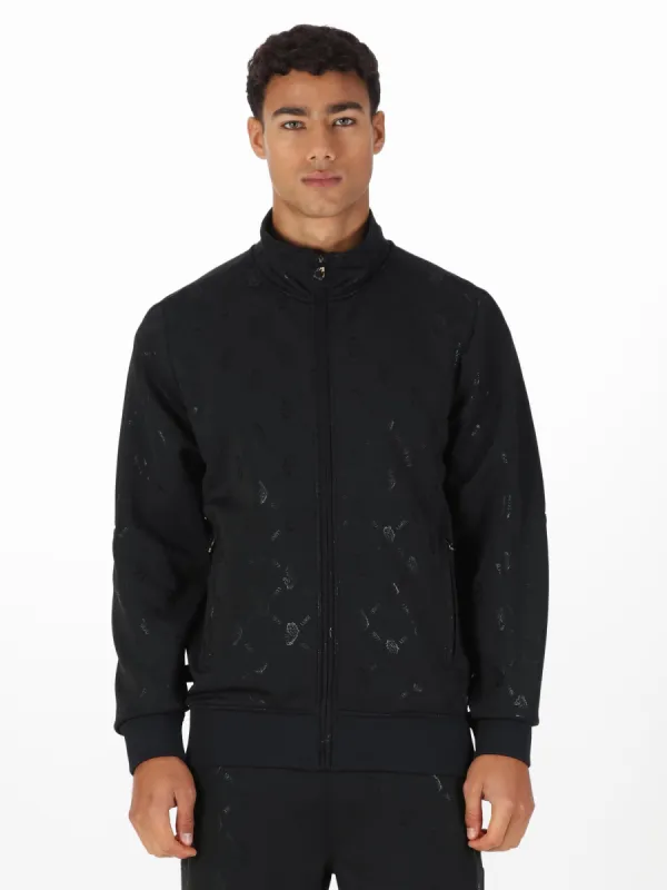 RONALDO OVER PRINT ZIP FUNNEL NECK SWEATSHIRT sold by Luke 1977