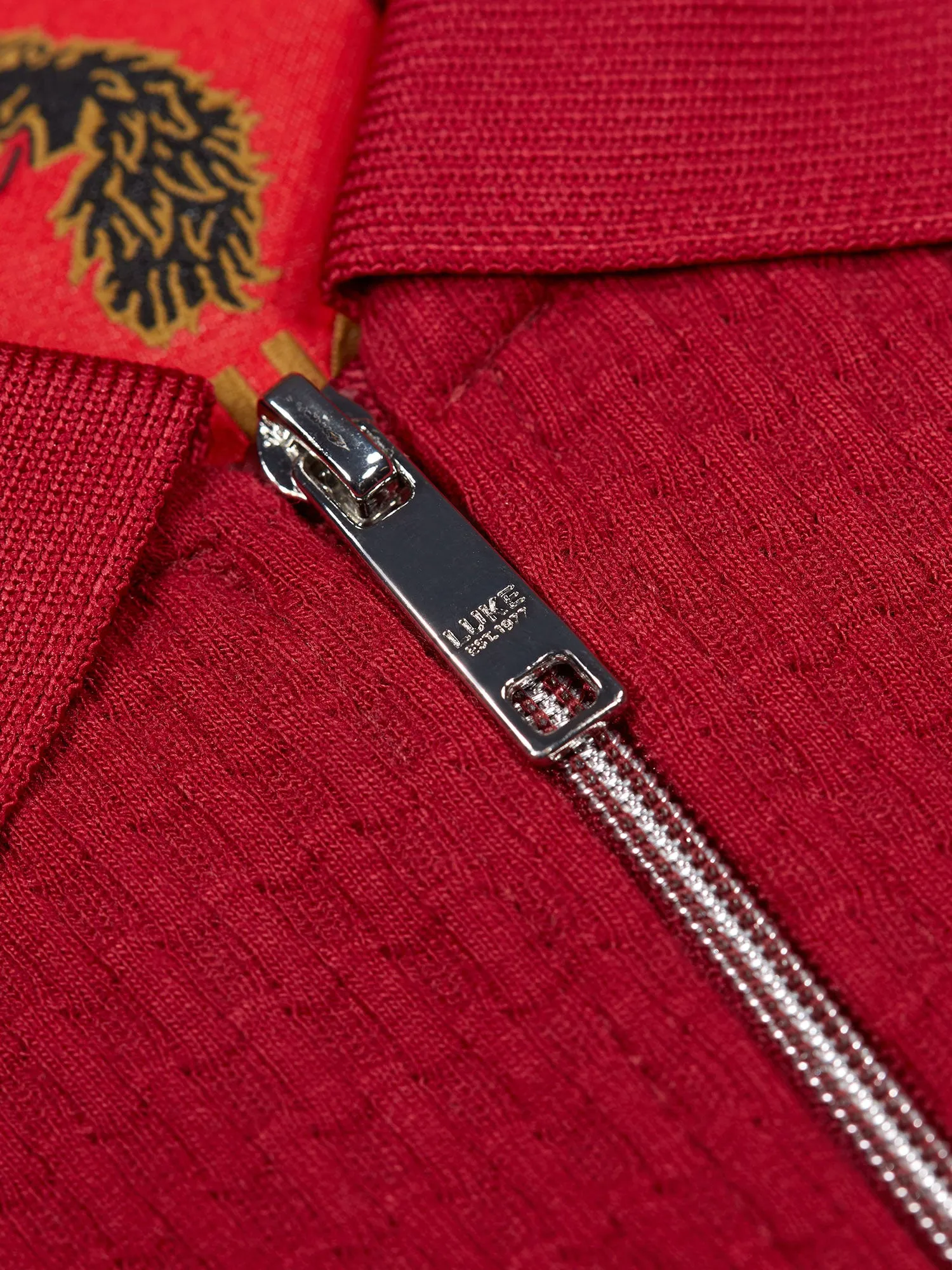 GILBRALTAR WAFFLE JACQUARD TEXTURED ZIP POLO sold by Luke 1977 product image thumbnail 3