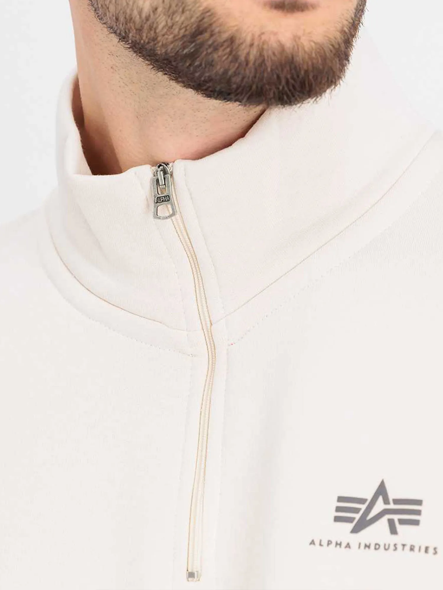 Alpha Industries Half Zip Sweater SL sold by Luke 1977 product image thumbnail 3