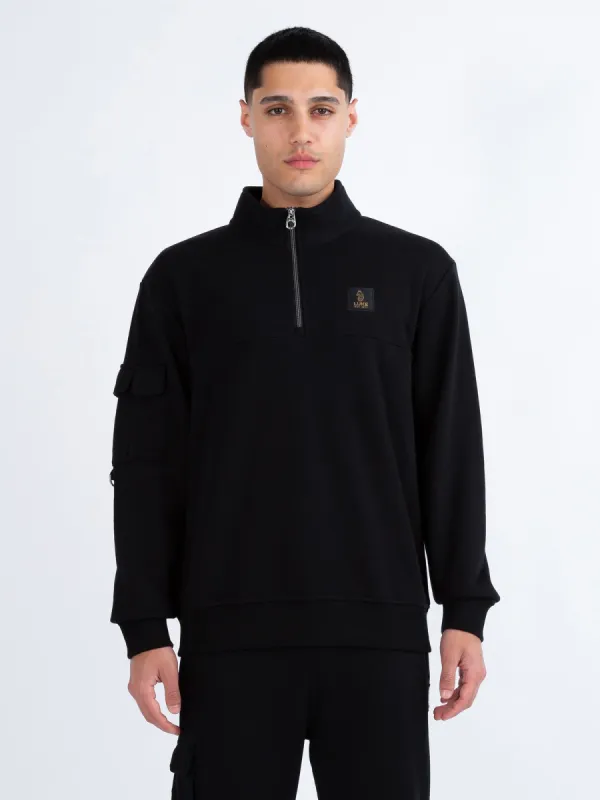 DAVAO ZIP NECK SWEATSHIRT sold by Luke 1977