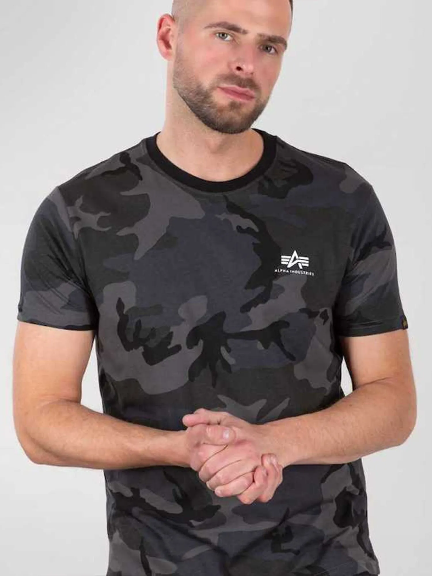 Alpha Industries Basic T Small Logo Camo sold by Luke 1977 product image thumbnail 3