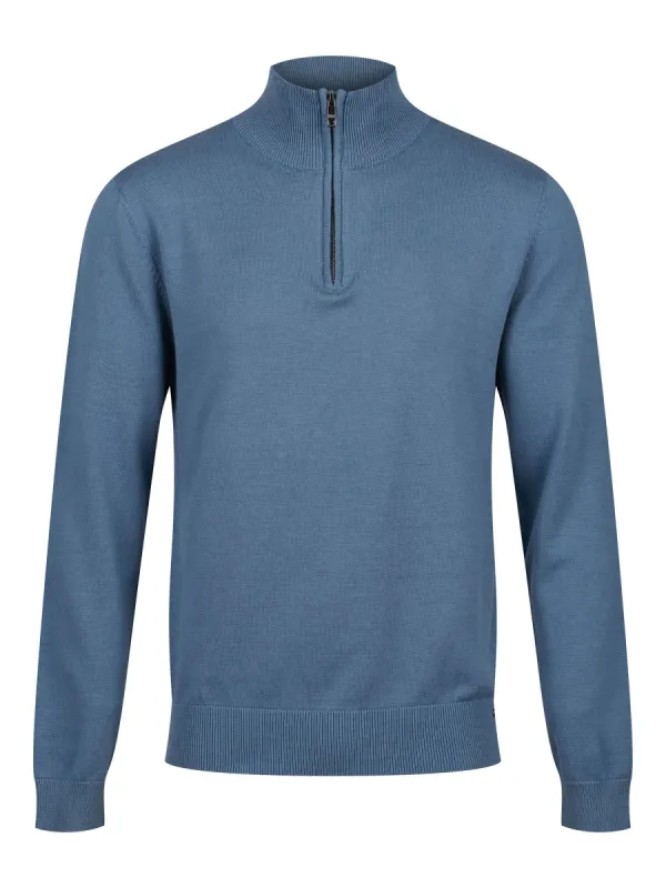 JACOB 1/4 ZIP KNITTED JUMPER sold by Luke 1977