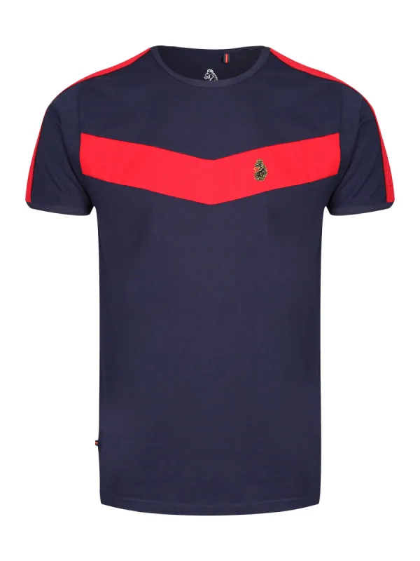 CALVIA CHEVRON T-SHIRT sold by Luke 1977