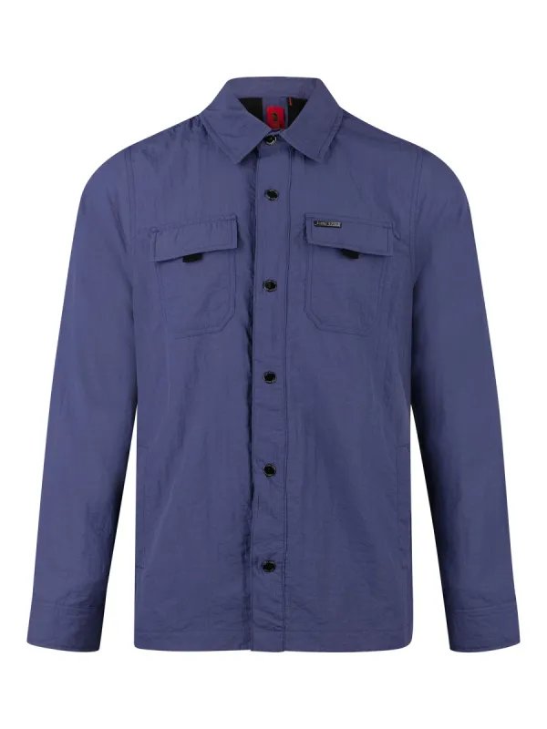 SEATTLE CRINKLED NYLON SHACKET sold by Luke 1977