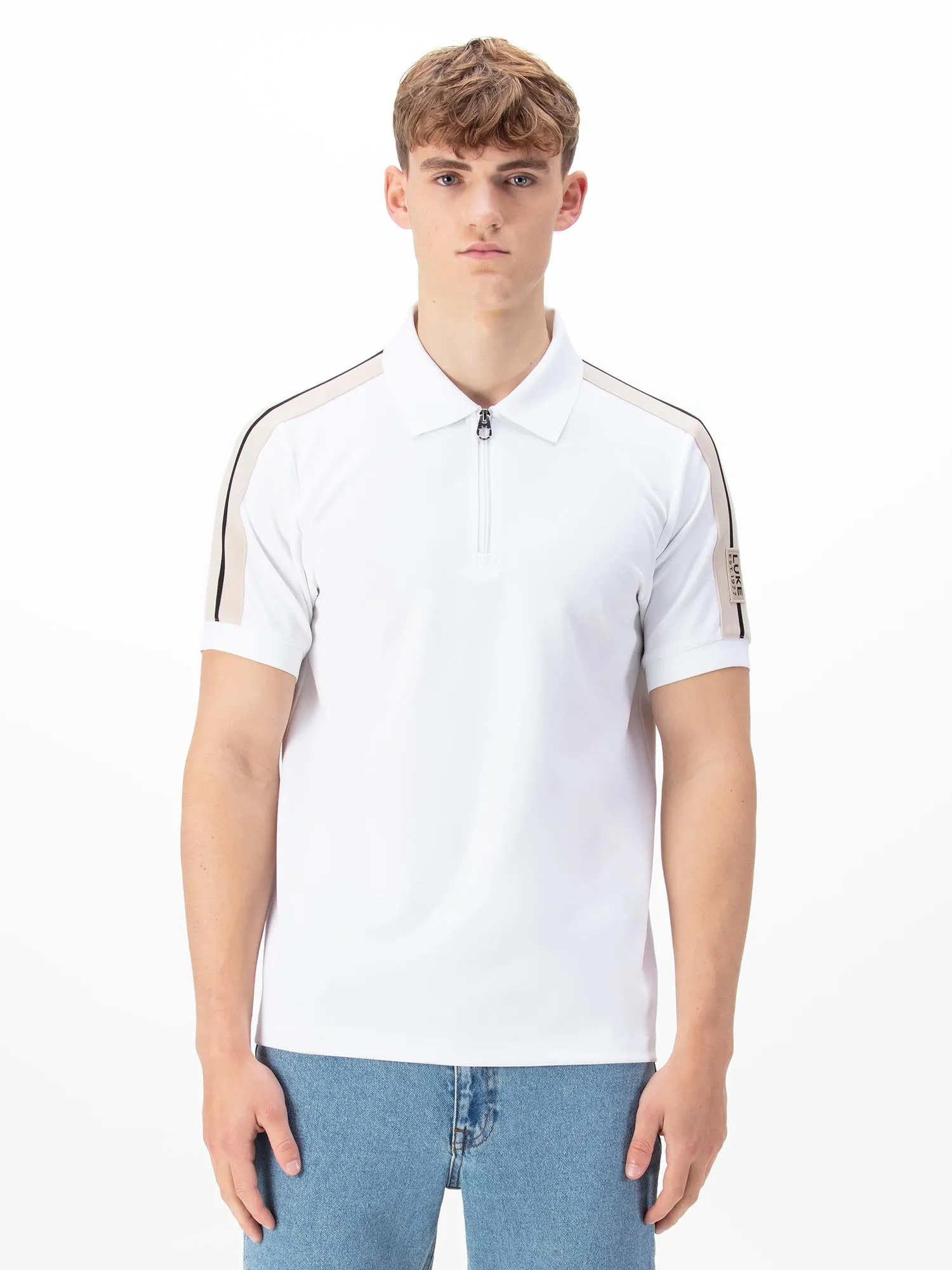 CALTECH TRIM TAPE ZIP POLO sold by Luke 1977