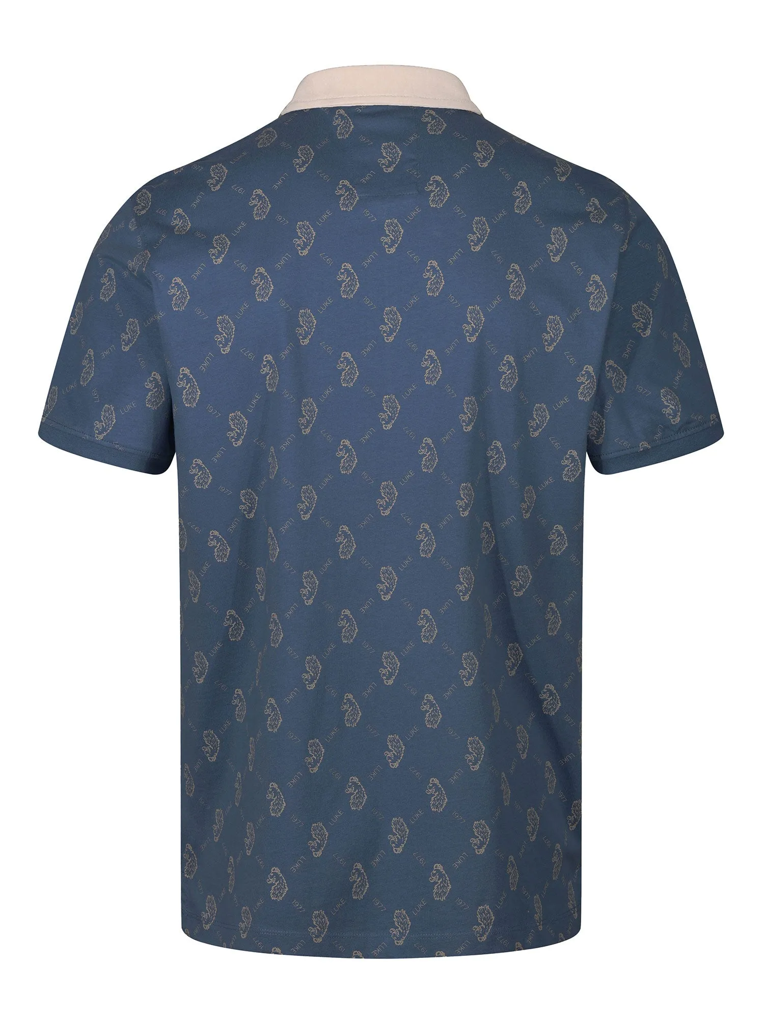 HENDERSON OVERPRINT ZIP NECK POLO sold by Luke 1977 product image thumbnail 5