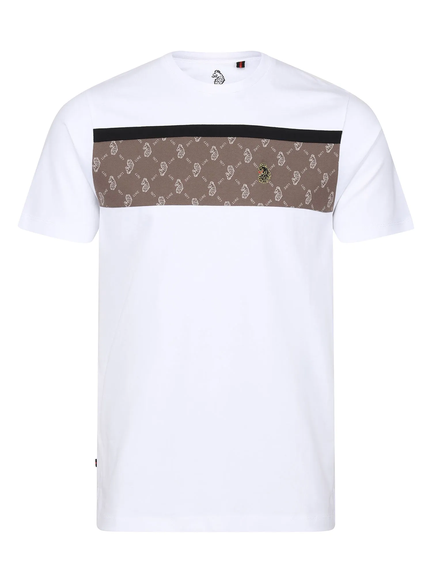 LIONS DEN PANELLED T-SHIRT sold by Luke 1977 product image thumbnail 2