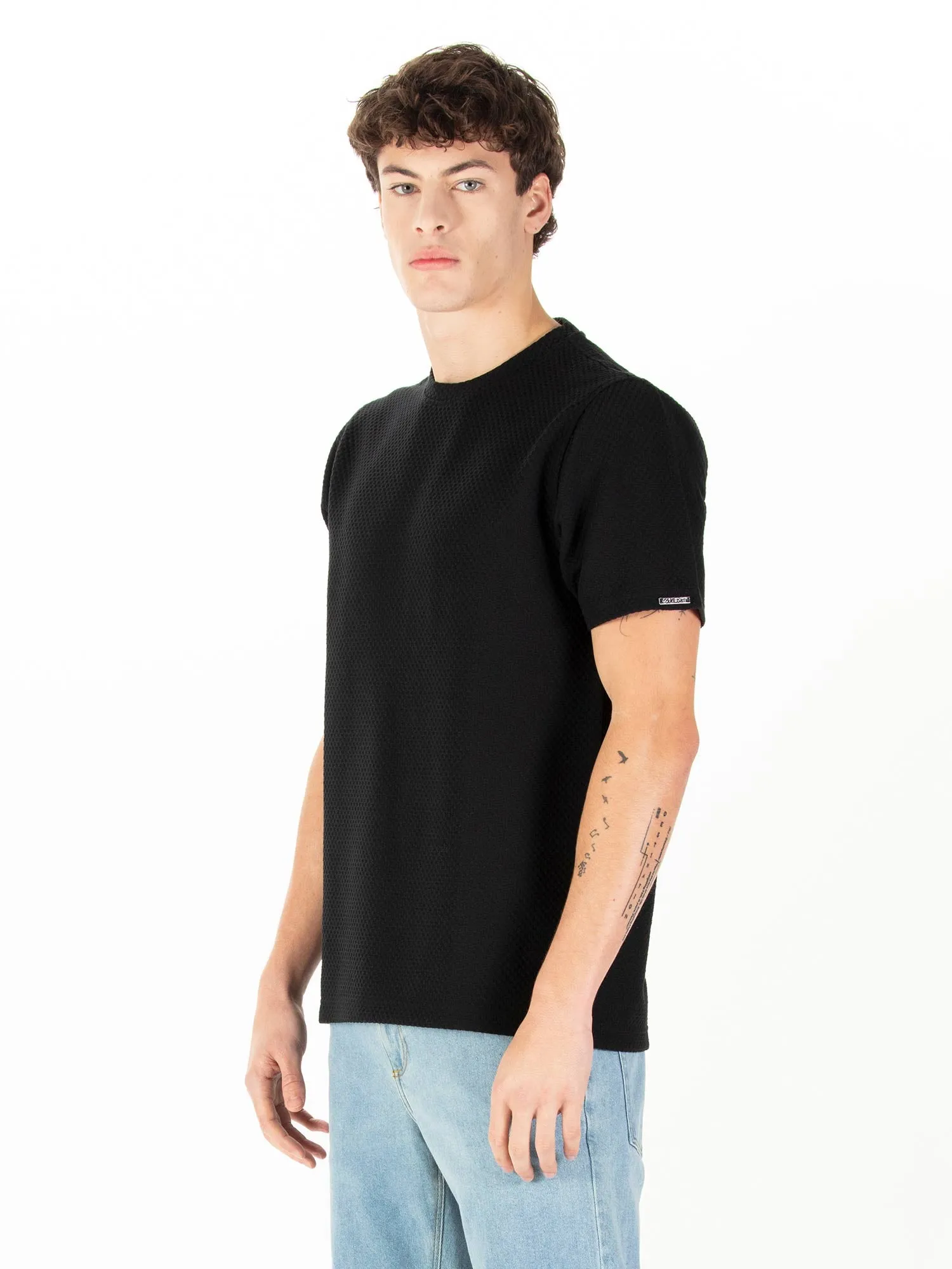 ALBORAN TEXTURED T-SHIRT sold by Luke 1977 product image thumbnail 3