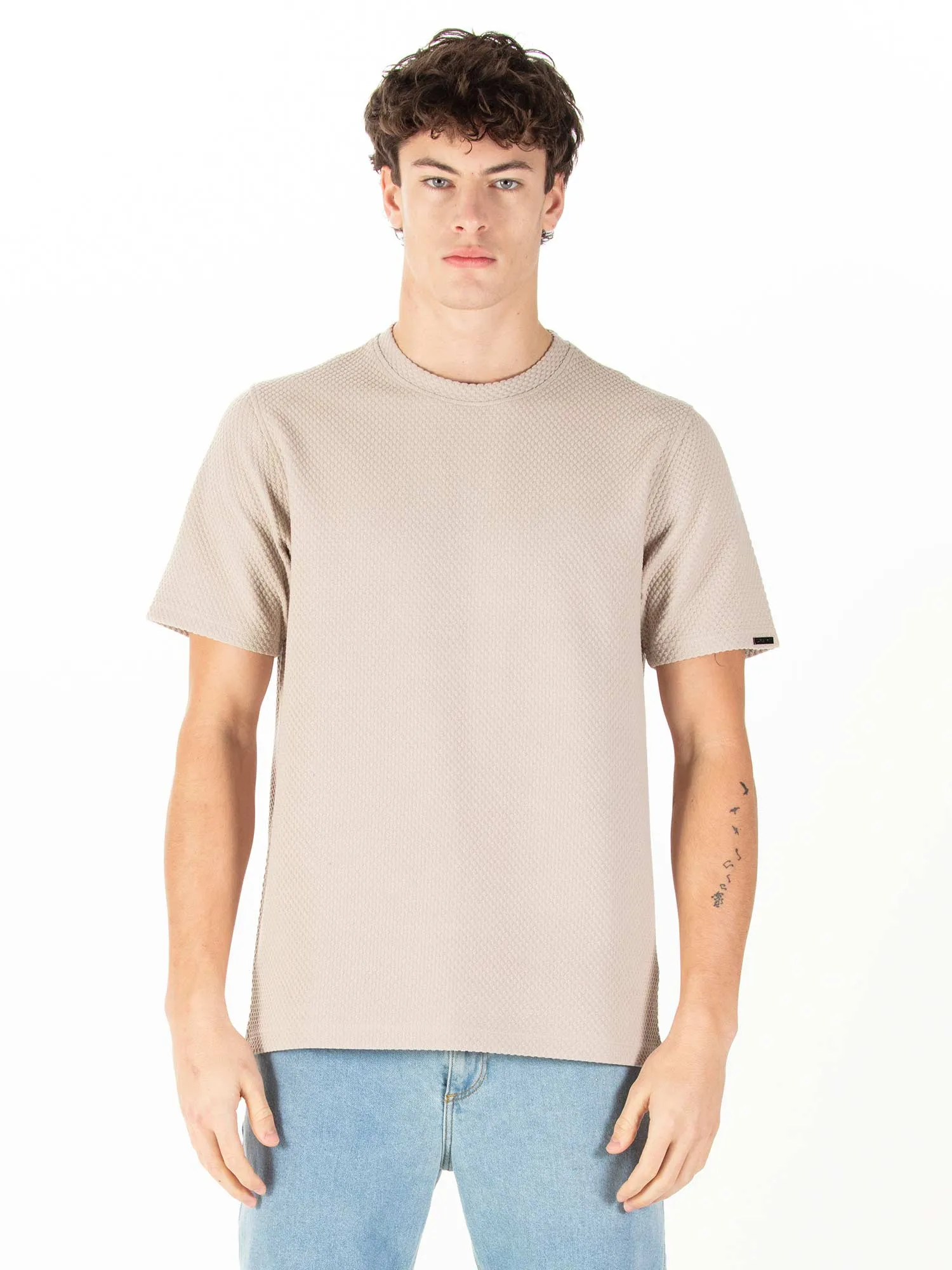 ALBORAN TEXTURED T-SHIRT sold by Luke 1977