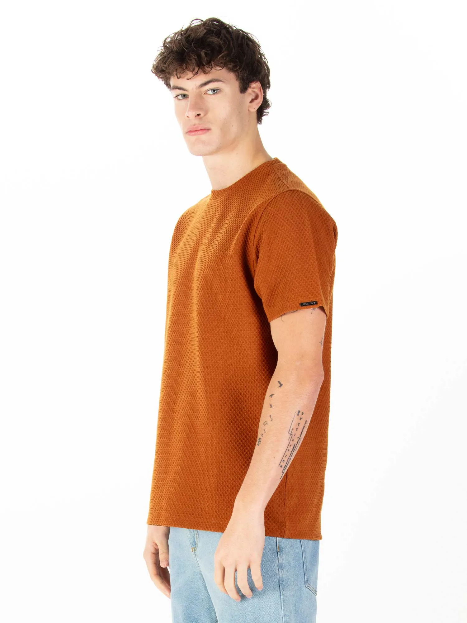 ALBORAN TEXTURED T-SHIRT sold by Luke 1977 product image thumbnail 3