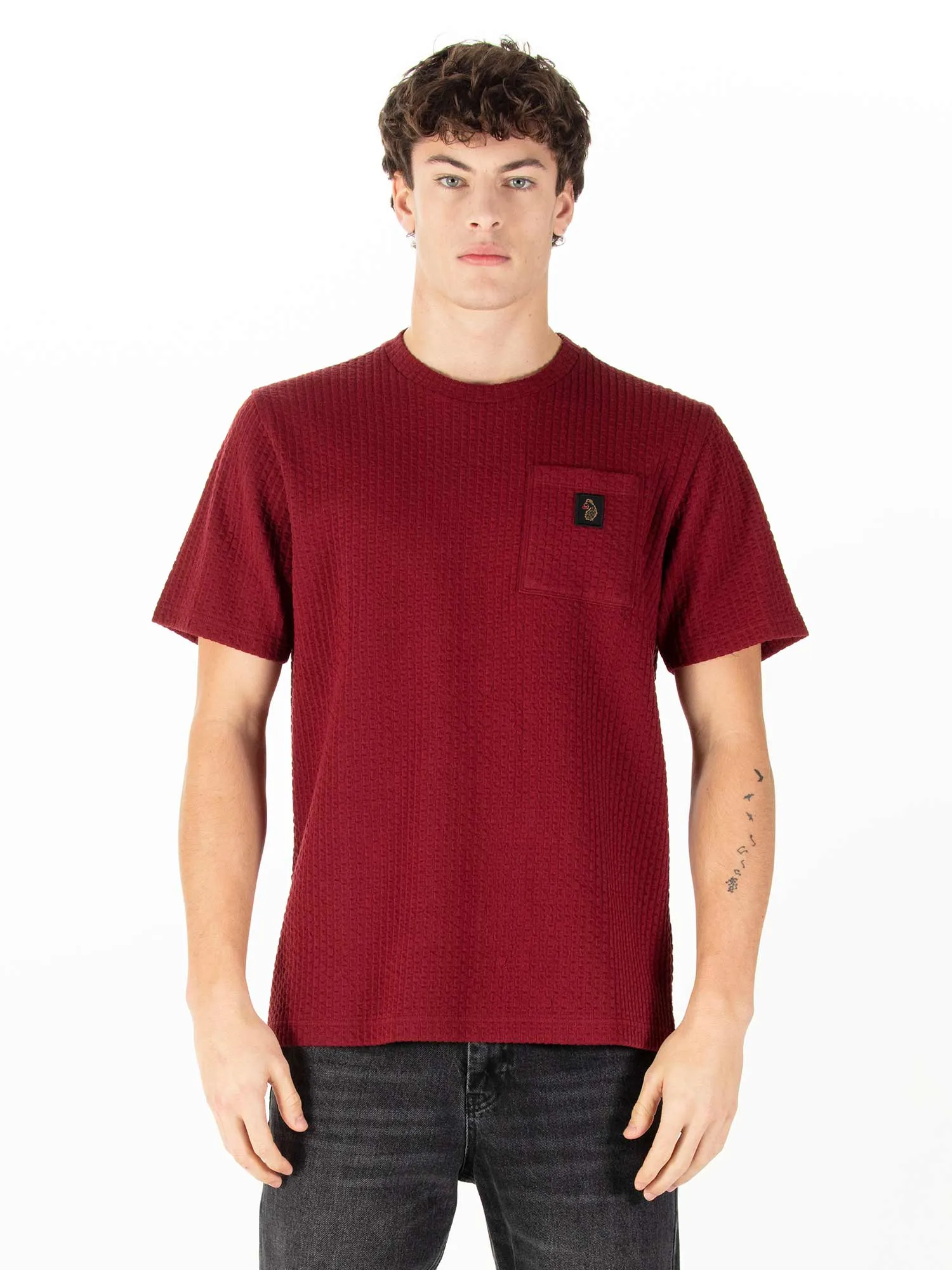 ESTELI JACQUARD POCKET T-SHIRT sold by Luke 1977