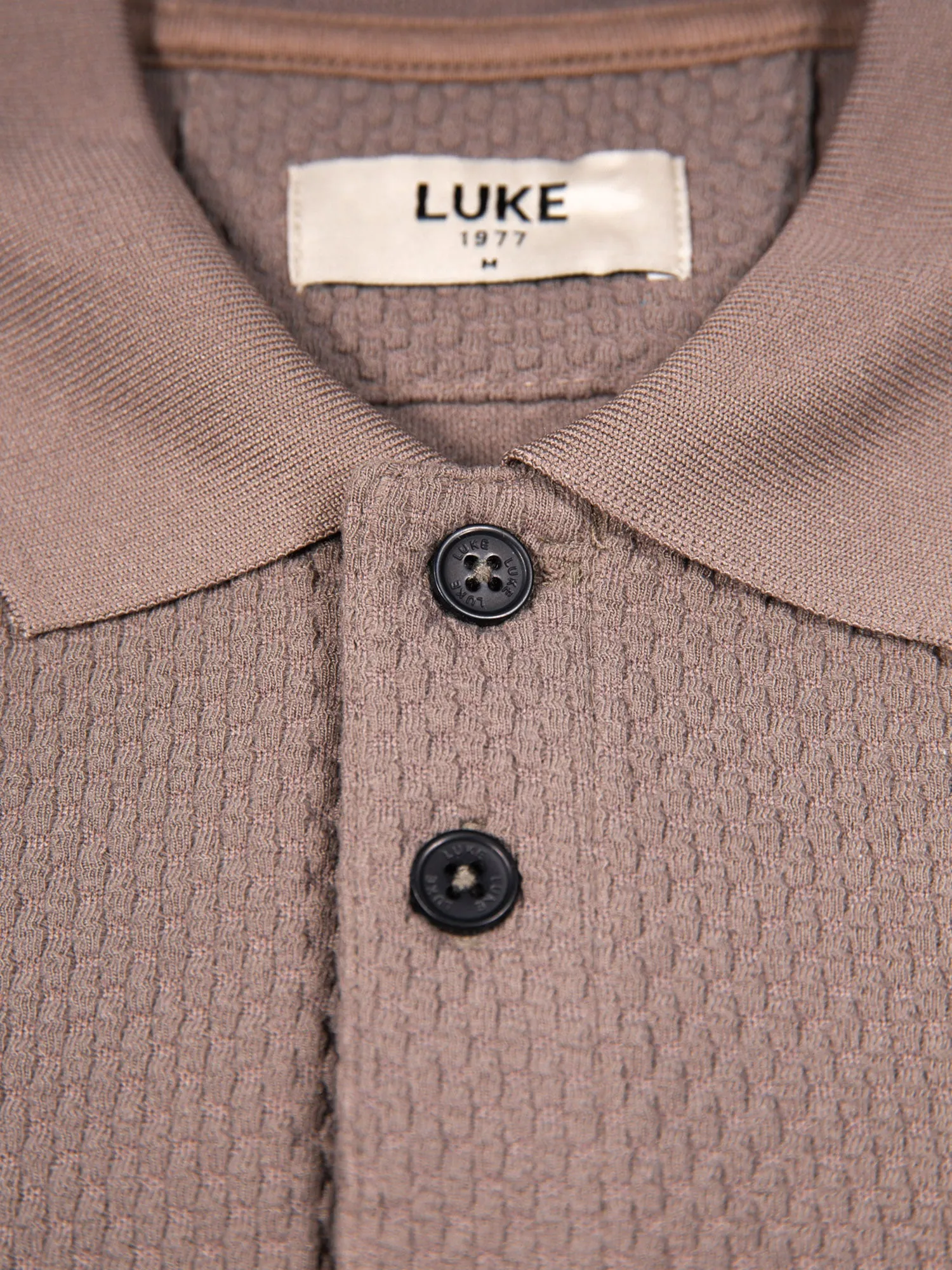 IZALCO WAFFLE JACQUARD TEXTURED POLO sold by Luke 1977 product image thumbnail 3