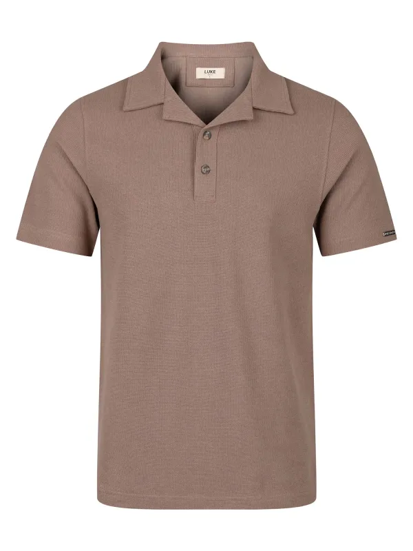 MADERAS TEXTURED WAFFLE POLO sold by Luke 1977