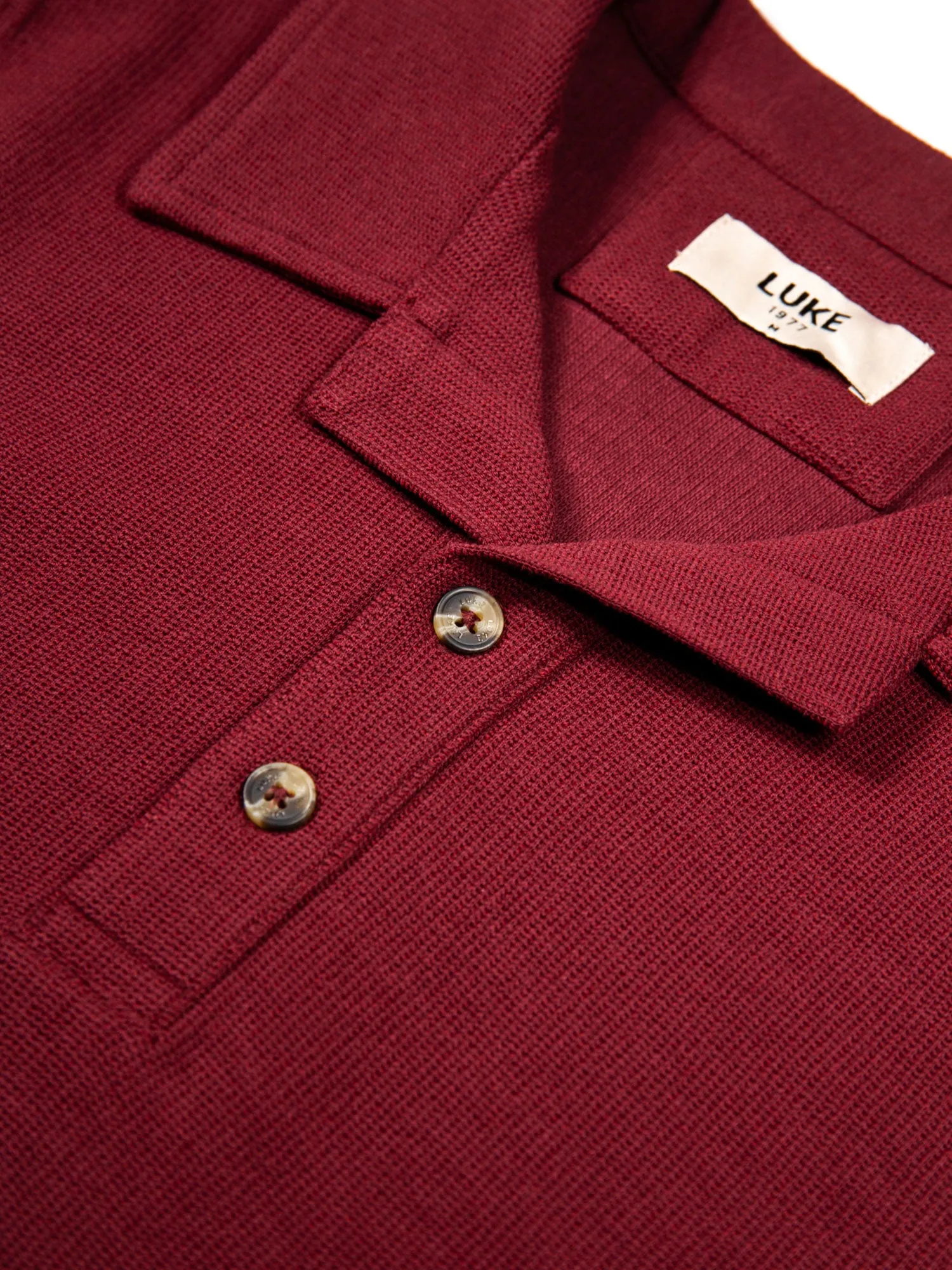 MADERAS TEXTURED WAFFLE POLO sold by Luke 1977 product image thumbnail 5