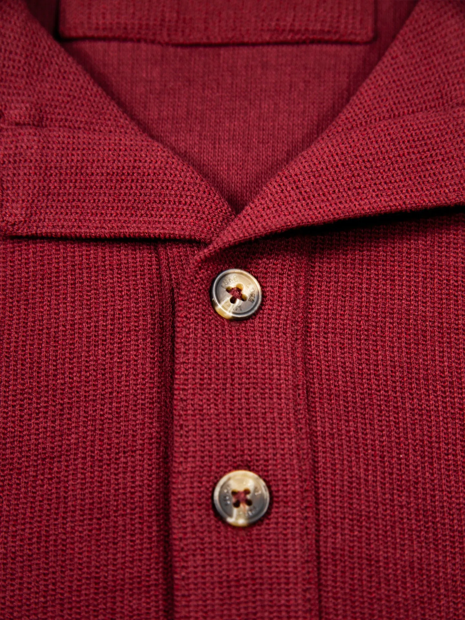 MADERAS TEXTURED WAFFLE POLO sold by Luke 1977 product image thumbnail 4