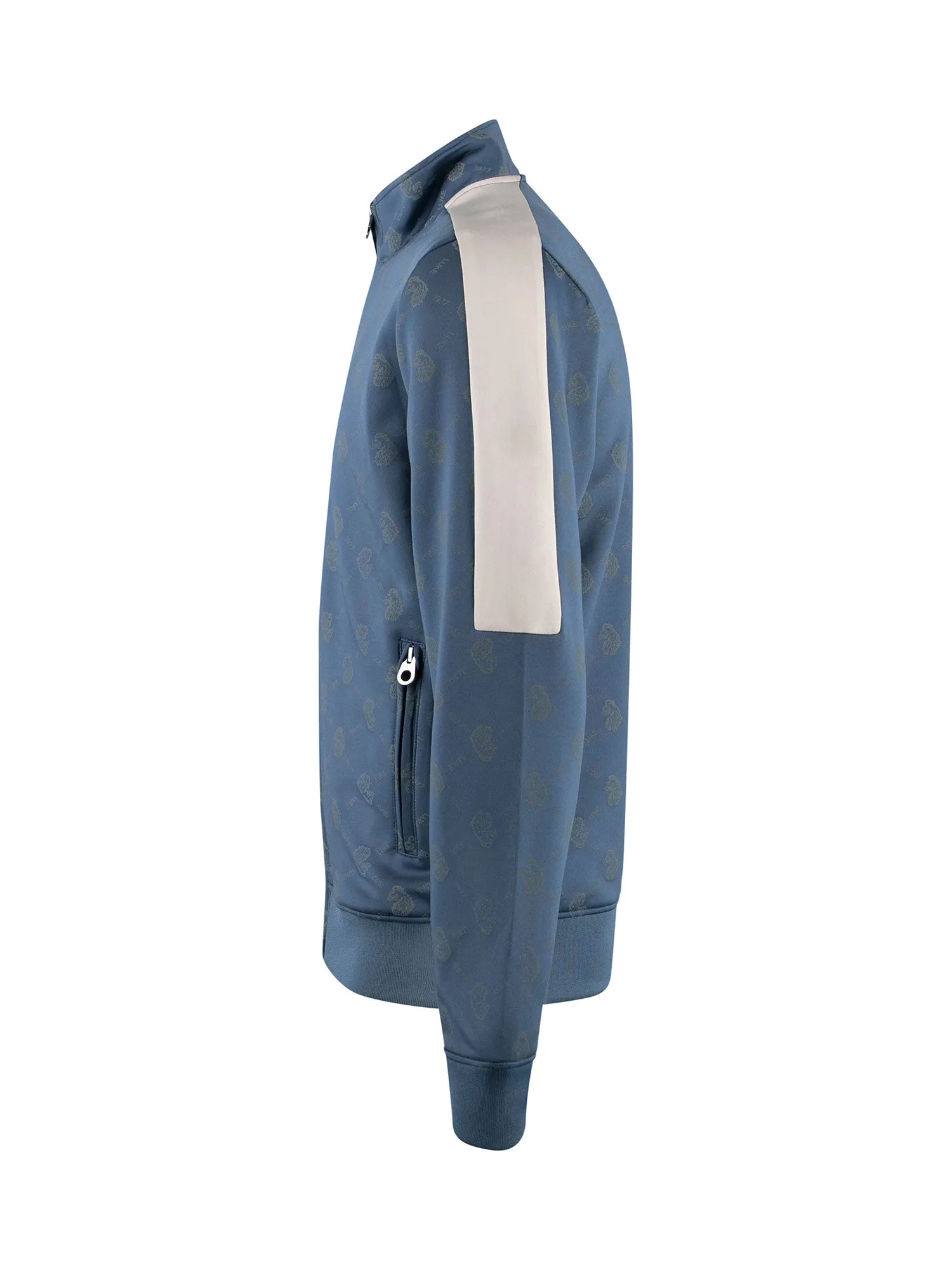 RONALDO OVERPRINT ZIP FUNNEL NECK SWEAT sold by Luke 1977 product image thumbnail 5