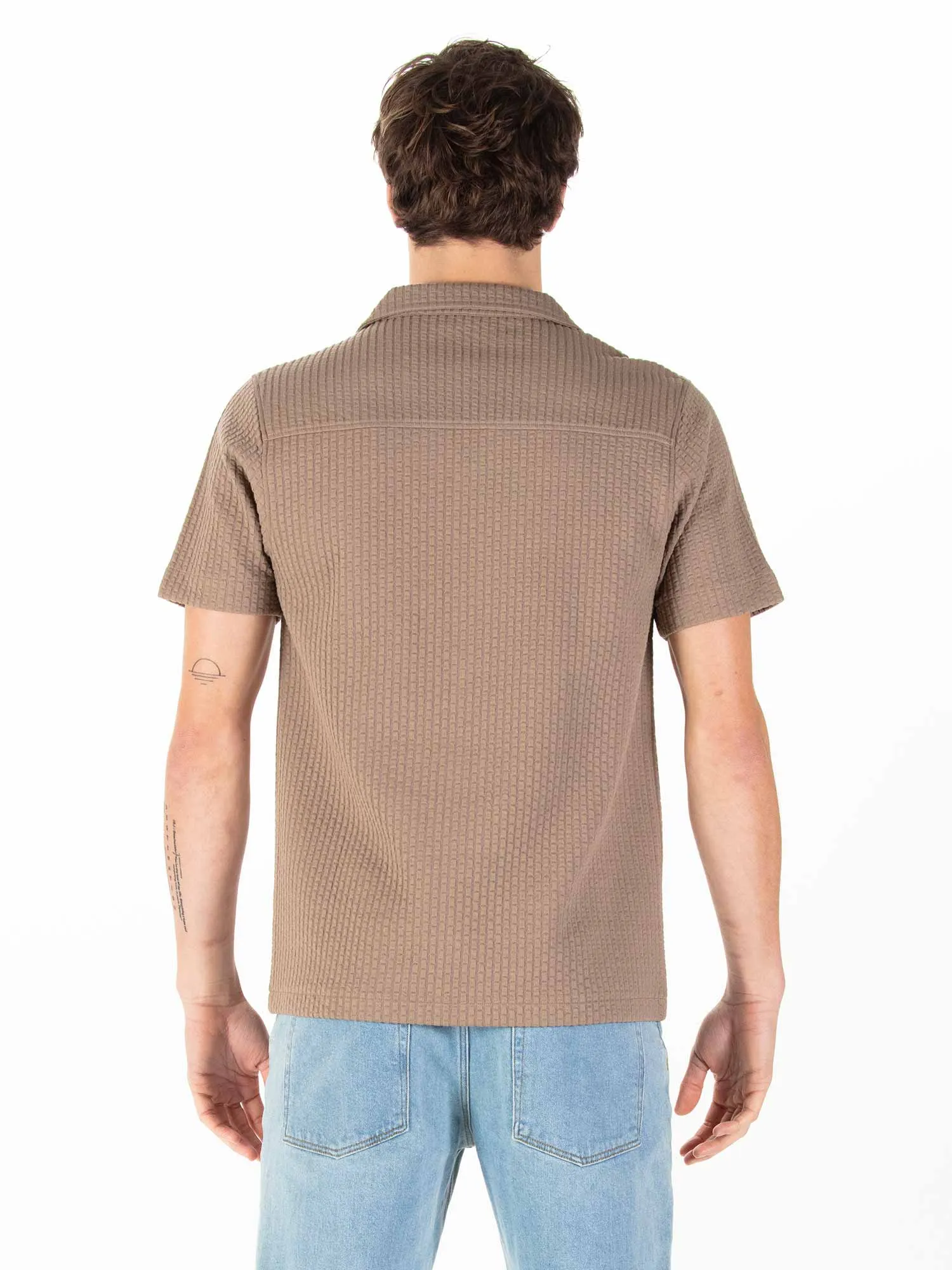 LOS CHILES TEXTURED JACQUARD SHIRT sold by Luke 1977 product image thumbnail 4