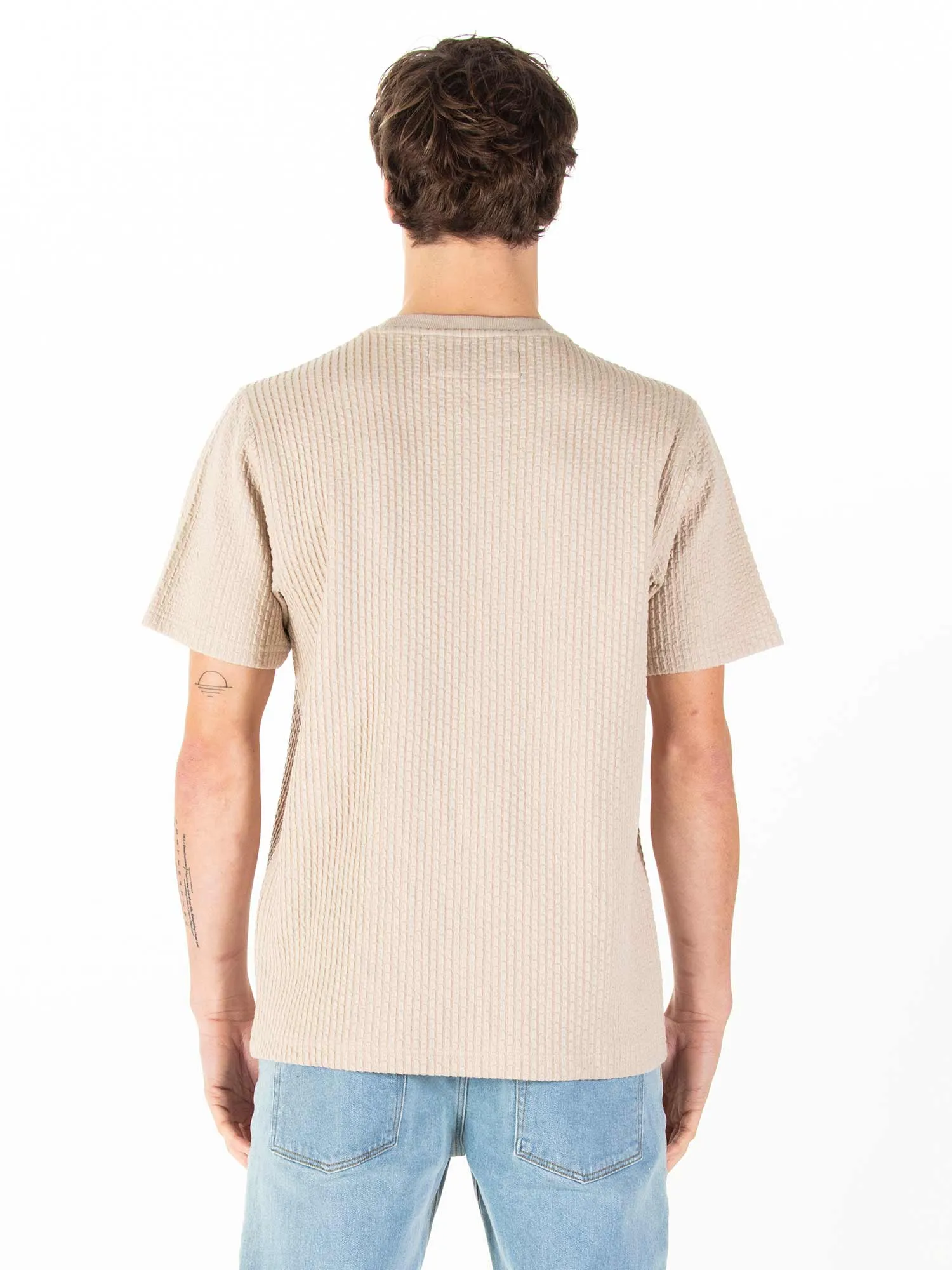 WAFFLE DOWN REGULAR FIT T-SHIRT sold by Luke 1977 product image thumbnail 4