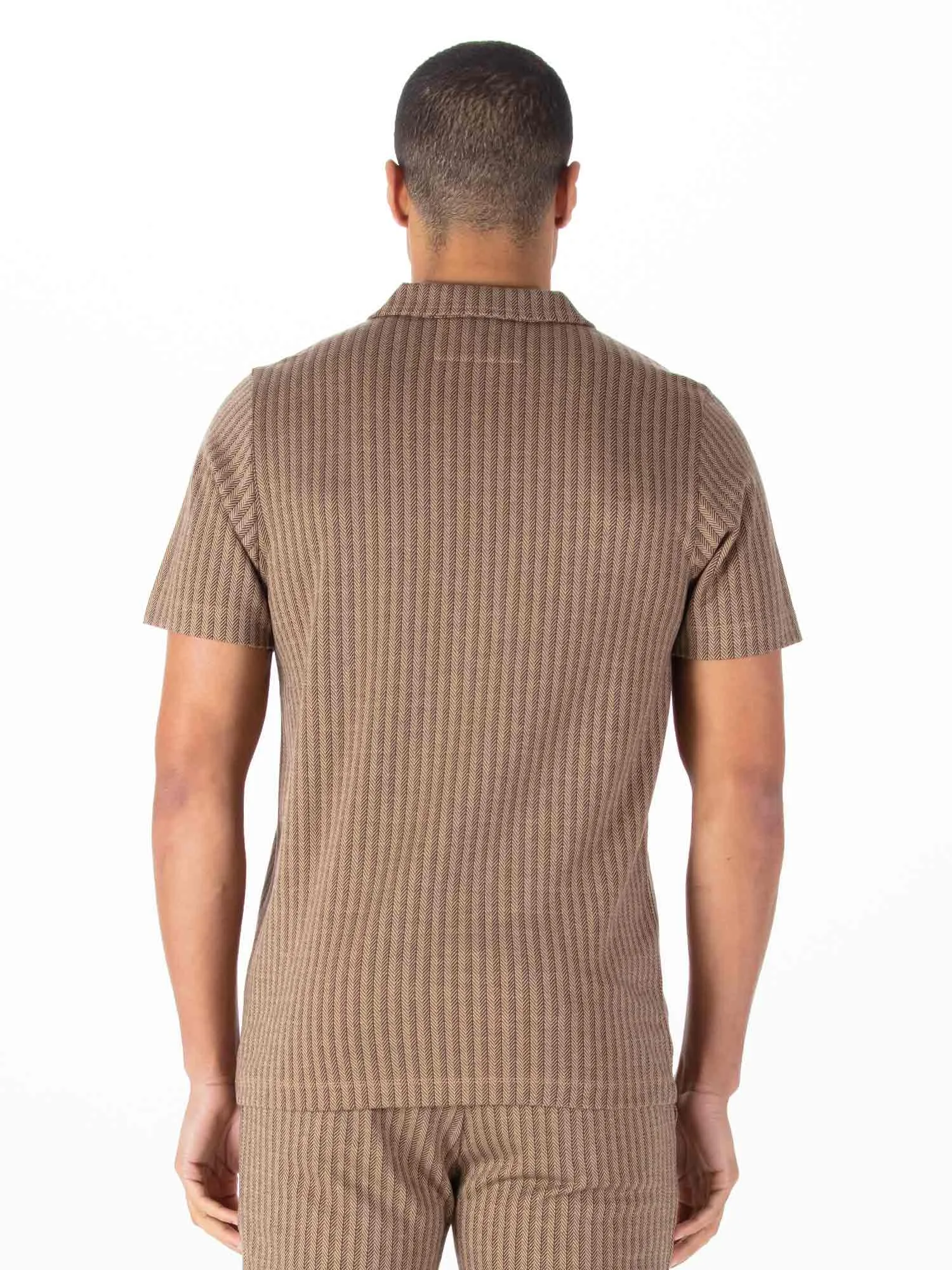 MASAYA BUTTONLESS TEXTURED POLO sold by Luke 1977 product image thumbnail 4