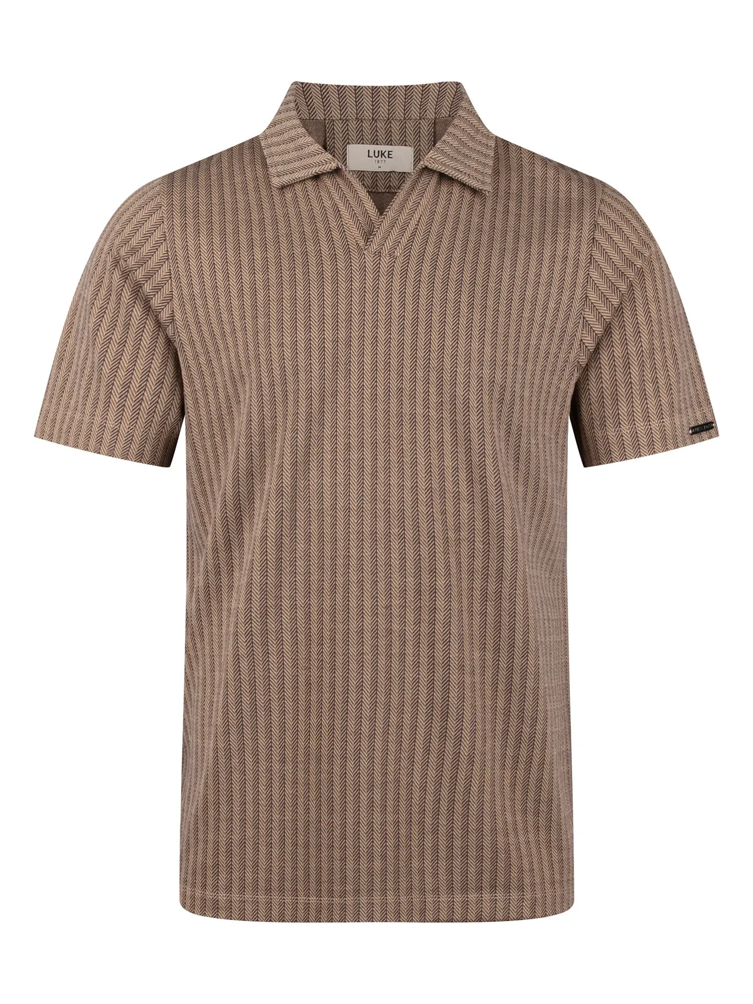 MASAYA BUTTONLESS TEXTURED POLO sold by Luke 1977 product image thumbnail 2