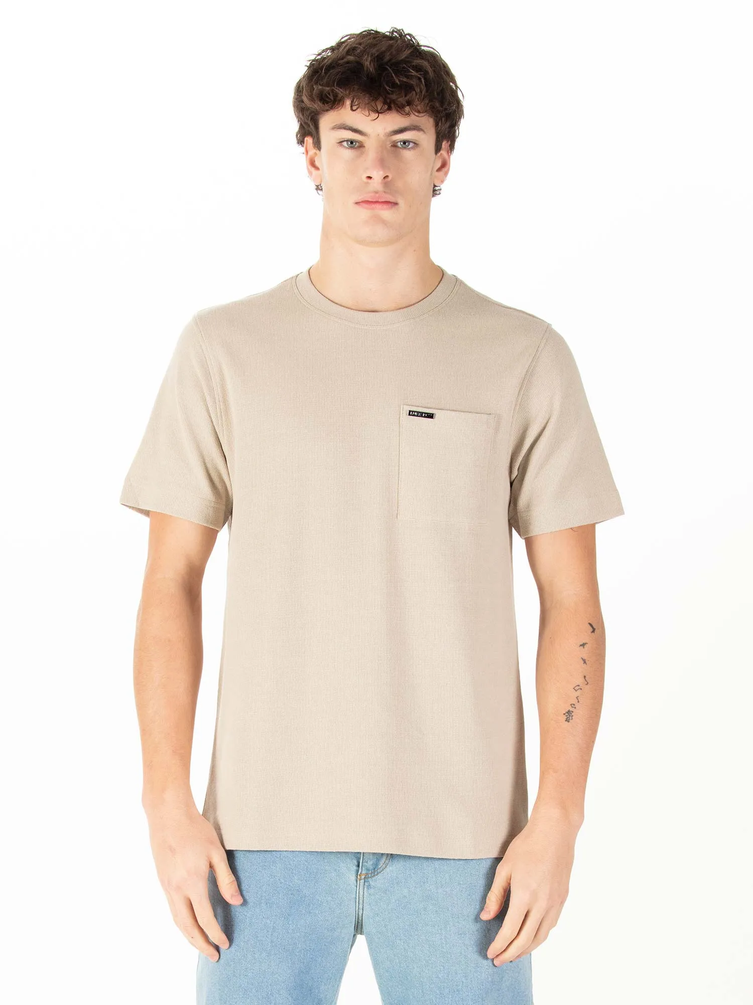 KATO TEXTURED POCKET T-SHIRT sold by Luke 1977