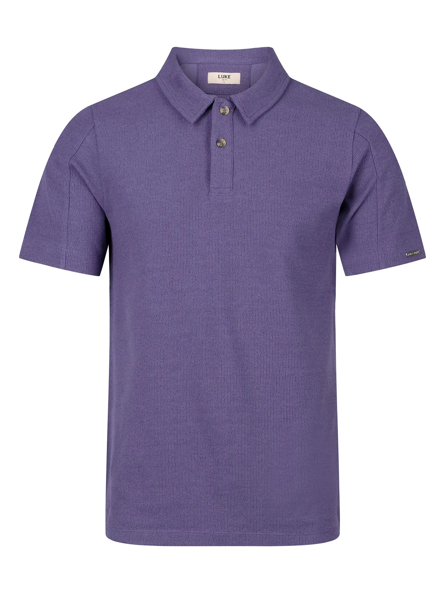 FUEGO TEXTURED WAFFLE POLO sold by Luke 1977 product image thumbnail 2