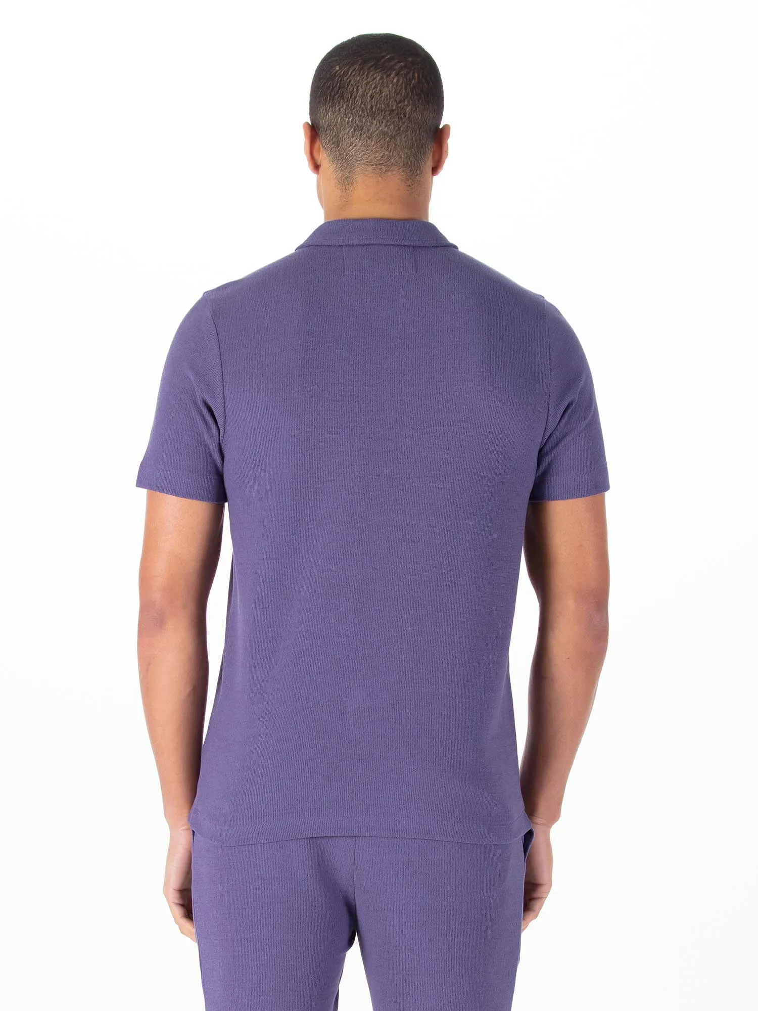 FUEGO TEXTURED WAFFLE POLO sold by Luke 1977 product image thumbnail 4