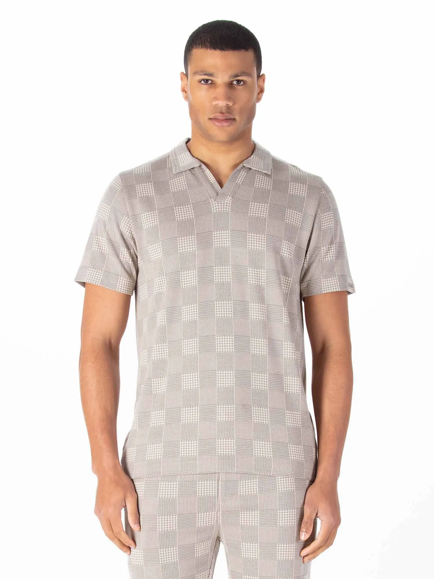 MASAYA BUTTONLESS TEXTURED POLO sold by Luke 1977