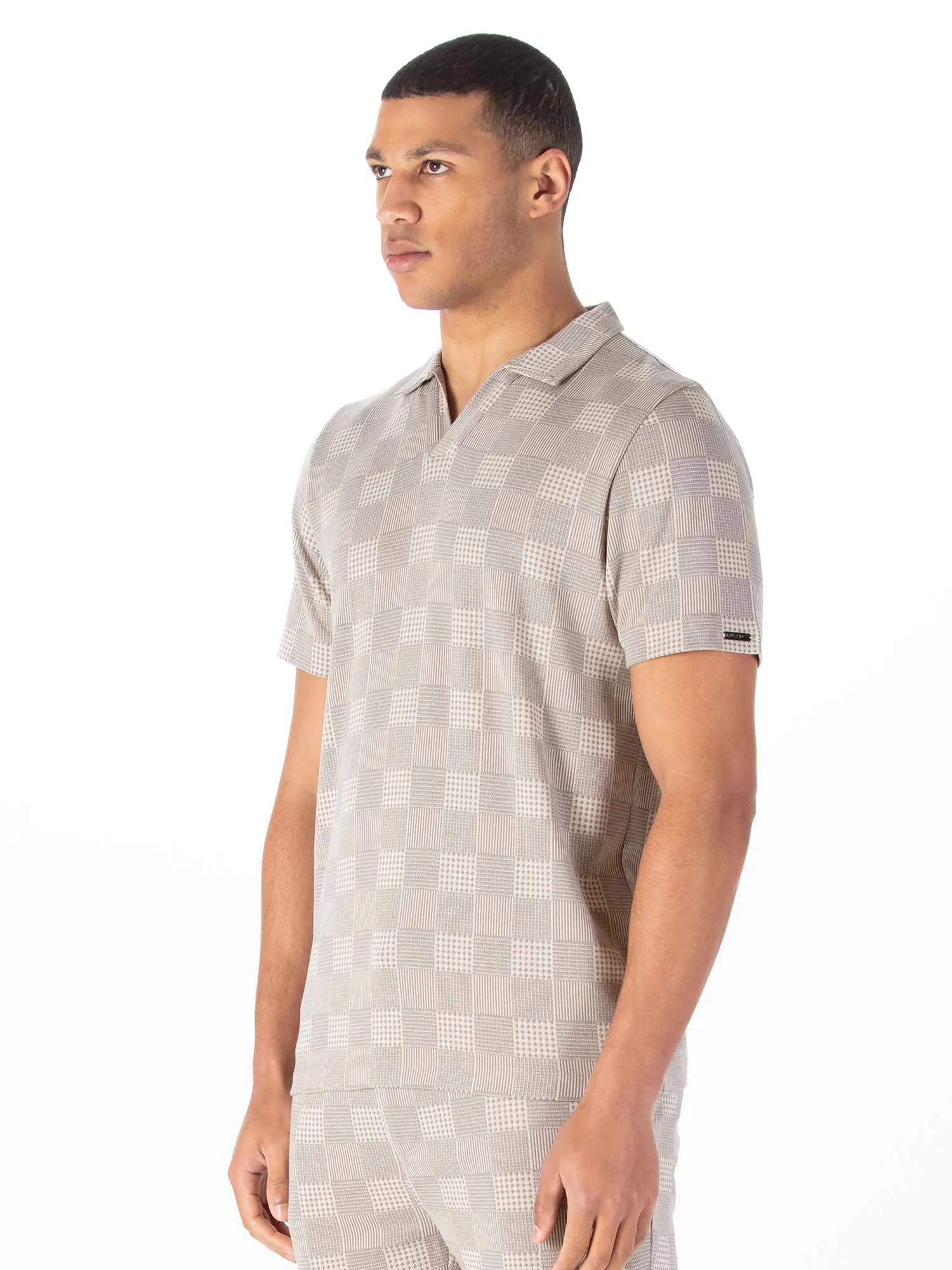MASAYA BUTTONLESS TEXTURED POLO sold by Luke 1977 product image thumbnail 3
