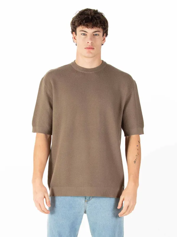 FORD RELAXED FIT KNITTED T-SHIRT sold by Luke 1977