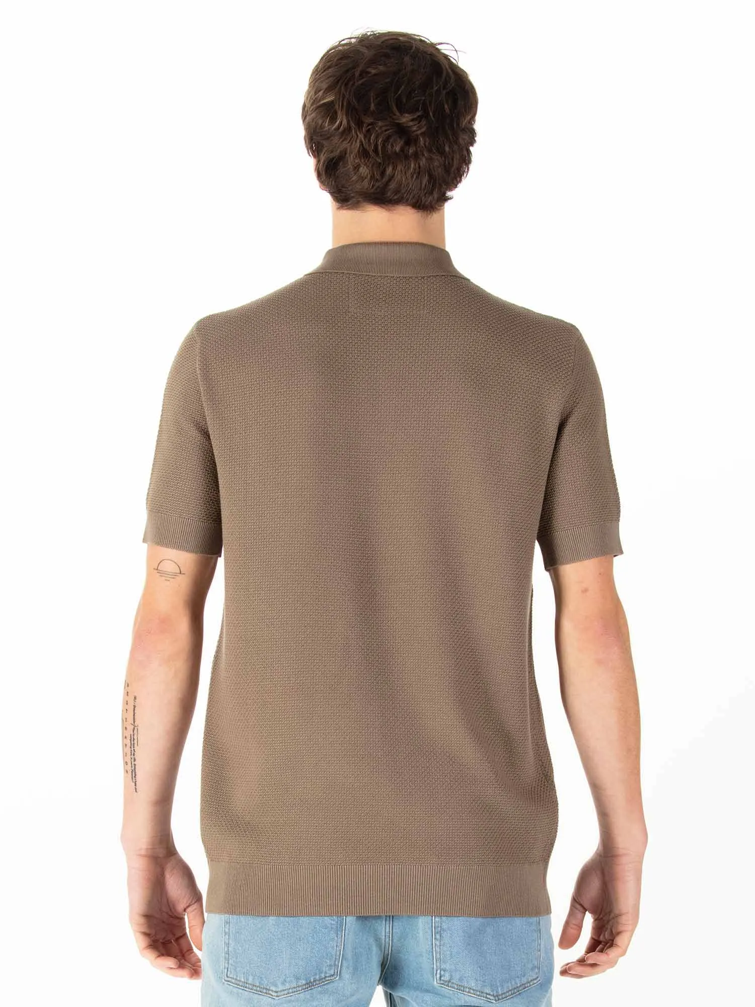 SWELL KNITTED ZIP POLO sold by Luke 1977 product image thumbnail 4