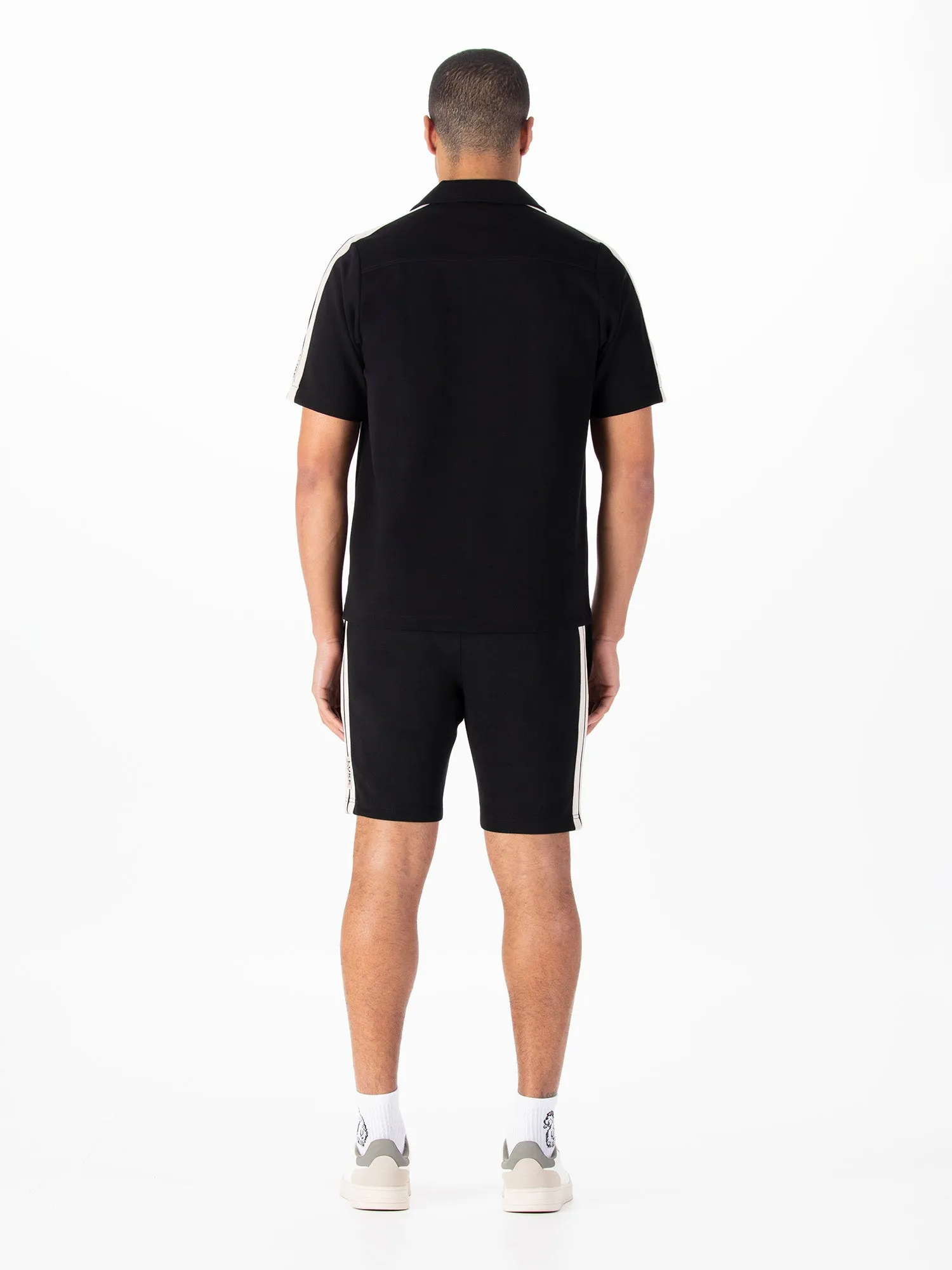 PEKING TAPE DETAIL SHORT SET sold by Luke 1977 product image thumbnail 3